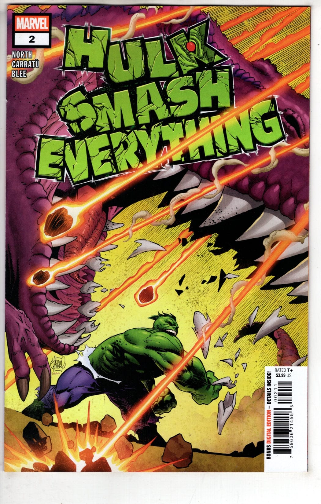 Marvel NEW THIS WEEK HULK: SMASH EVERYTHING #2 (VF/NM)