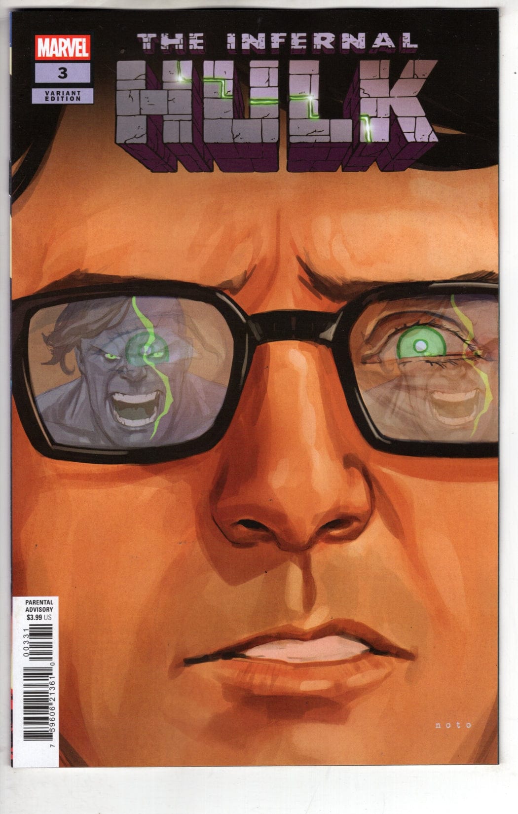 Marvel NEW THIS WEEK INFERNAL HULK #3 PHIL NOTO VARIANT (VF/NM)