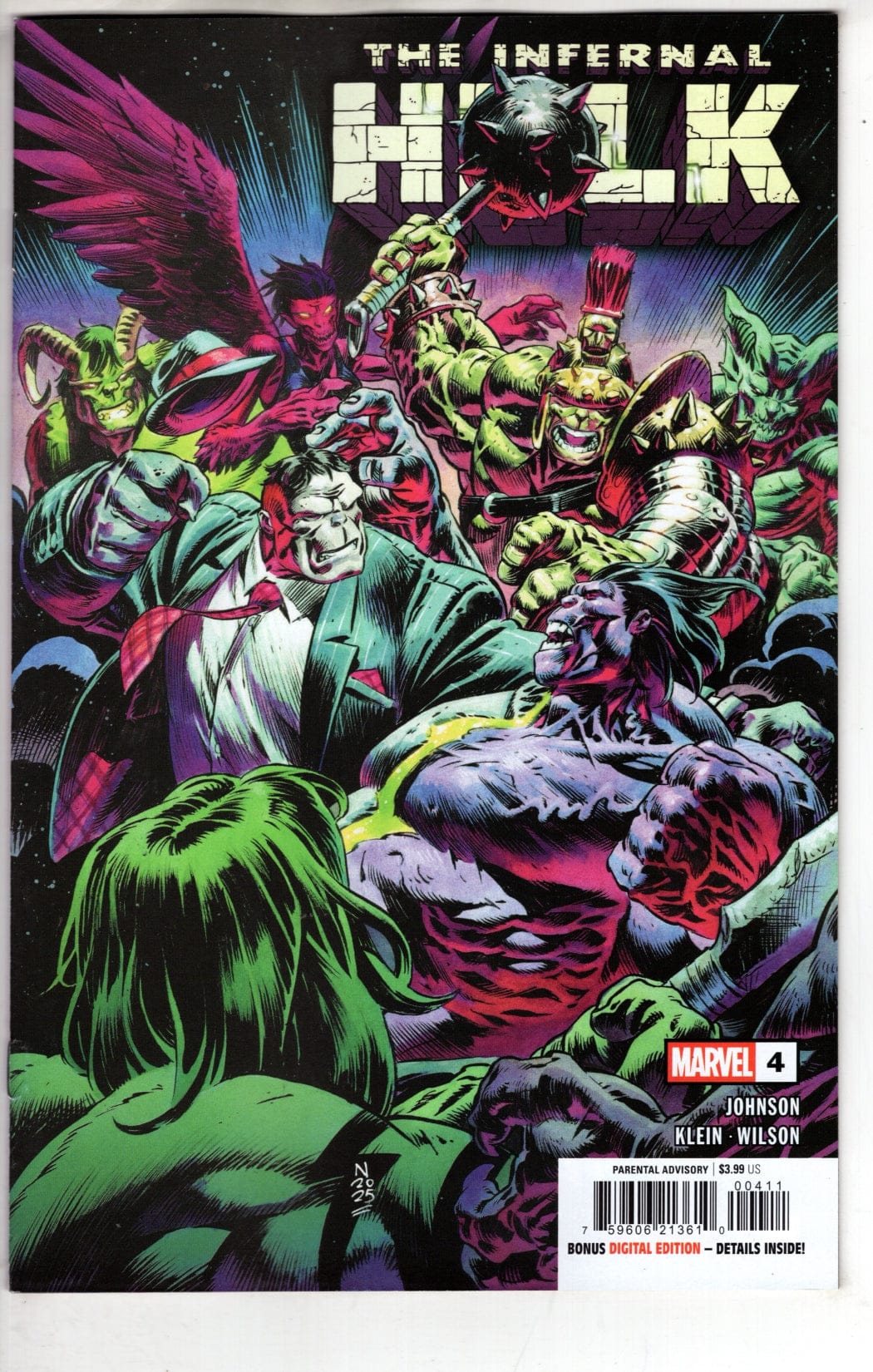 Marvel NEW THIS WEEK INFERNAL HULK #4 (VF/NM)