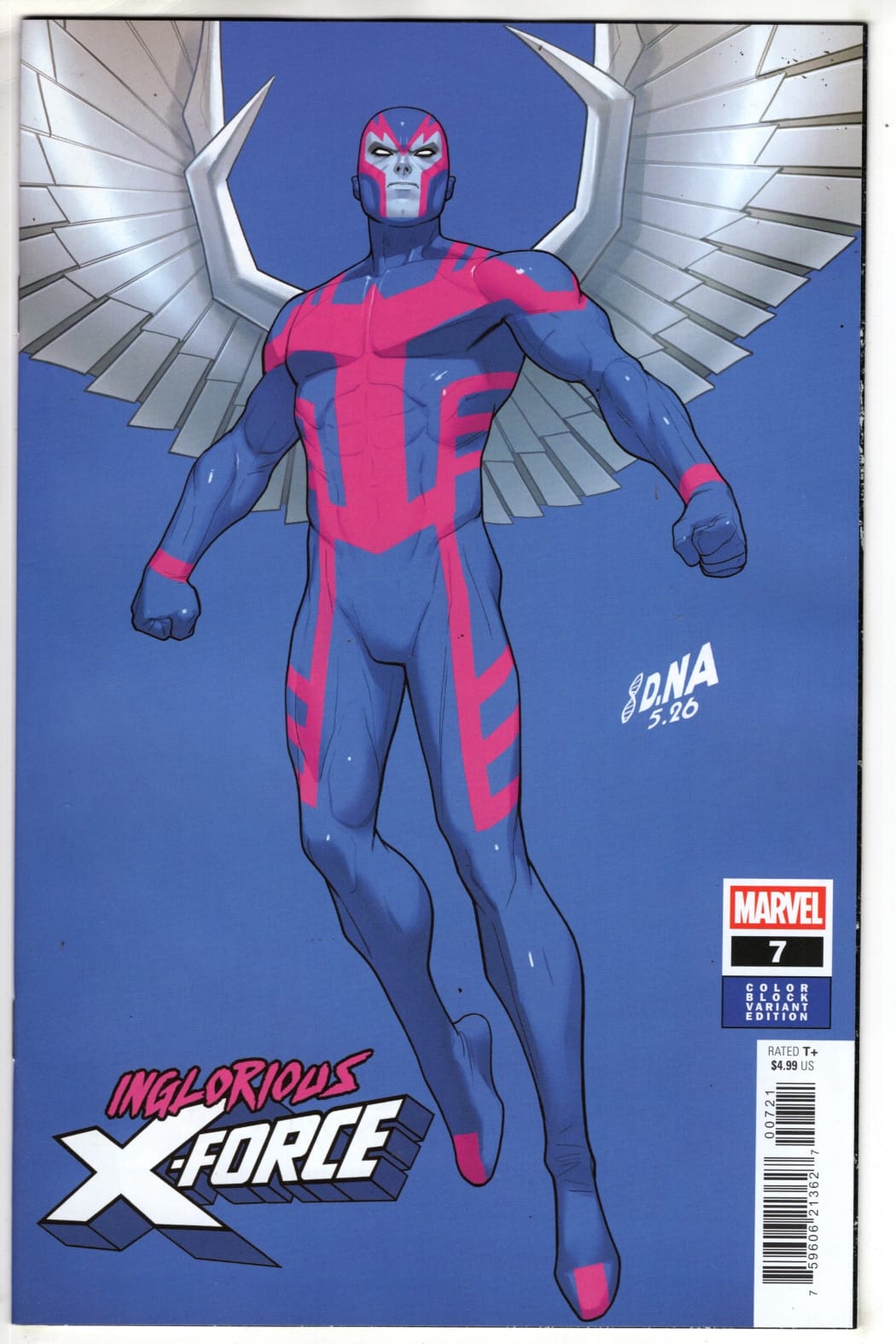 Marvel NEW THIS WEEK INGLORIOUS X-FORCE #7 DAVID NAKAYAMA COLOR BLOCK BLUE VARIANT (VF/NM)