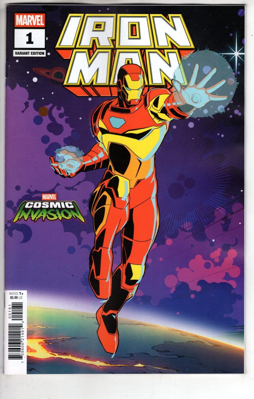 Marvel NEW THIS WEEK IRON MAN #1 MARVEL COSMIC INVASION VARIANT (VF/NM)