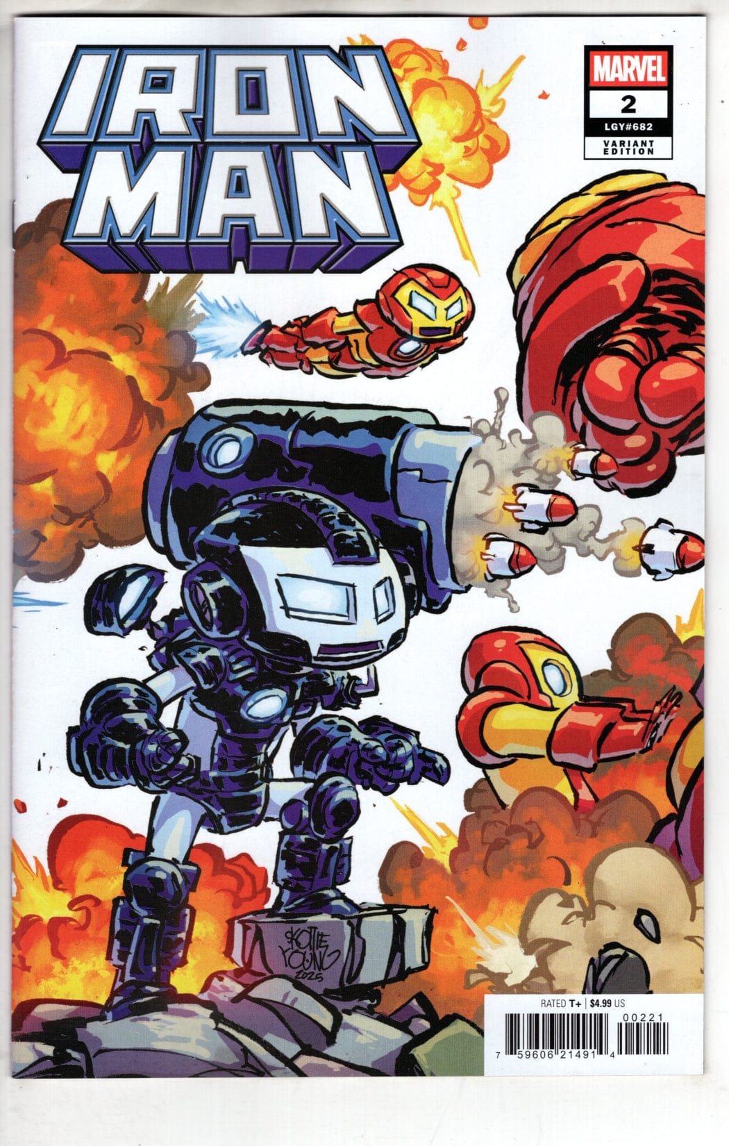Marvel NEW THIS WEEK IRON MAN #2 SKOTTIE YOUNG (VF/NM)