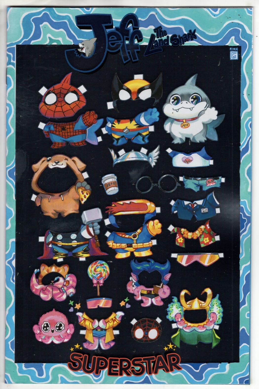 Marvel NEW THIS WEEK JEFF THE LAND SHARK: SUPERSTAR #1 RIAN GONZALES FOIL VARIANT (VF/NM)