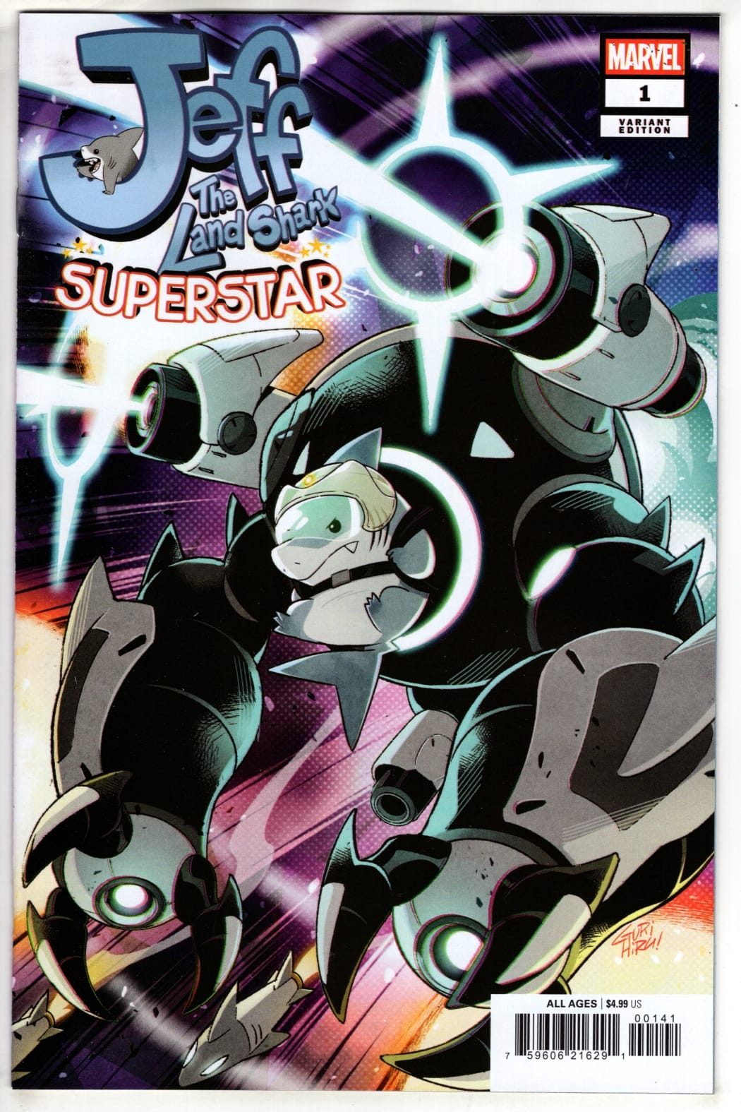 Marvel NEW THIS WEEK JEFF THE LAND SHARK: SUPERSTAR #1 TBD ARTIST KNULLBUSTER VARIANT (VF/NM)
