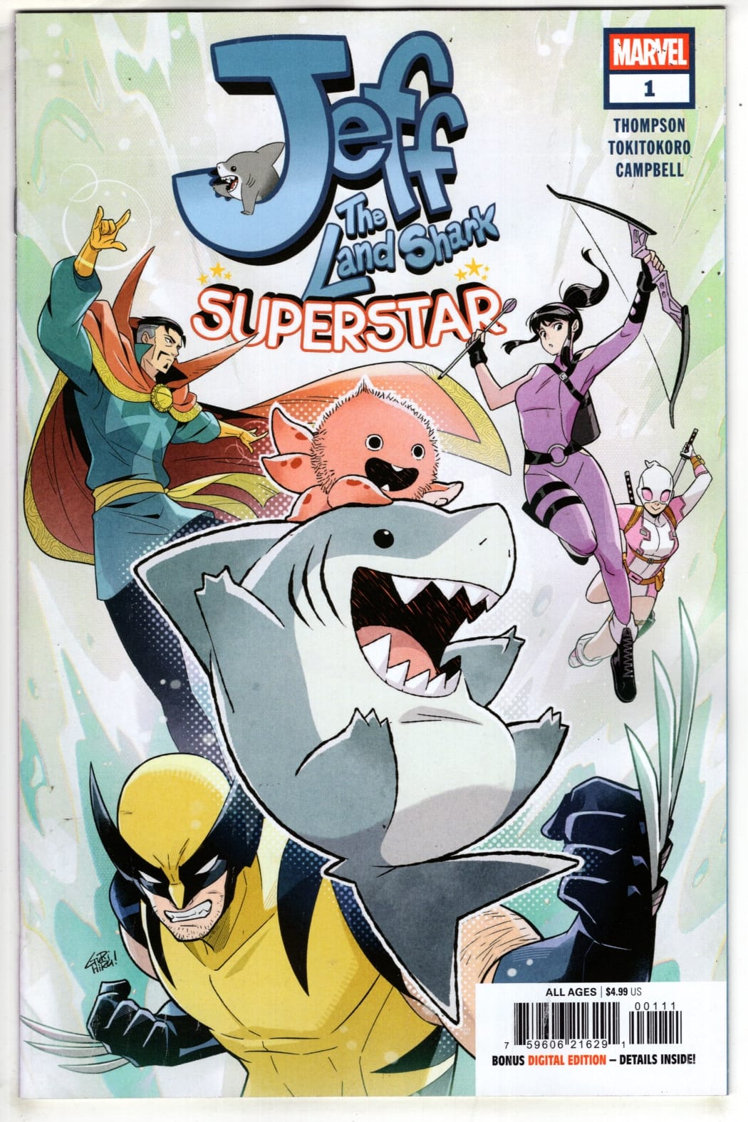 Marvel NEW THIS WEEK JEFF THE LAND SHARK: SUPERSTAR #1 (VF/NM)