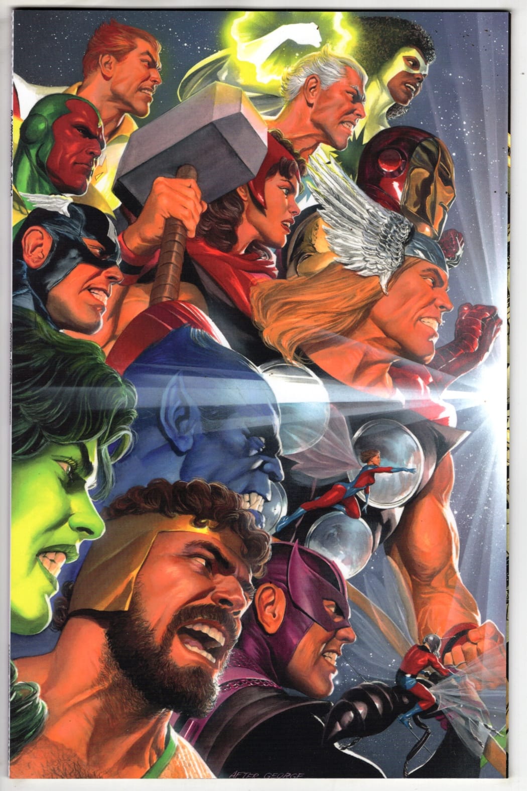 Marvel NEW THIS WEEK JLA/AVENGERS #3 FACSIMILE EDITION ALEX ROSS 2-PART CONNECTING VARIANT A (VF/NM)