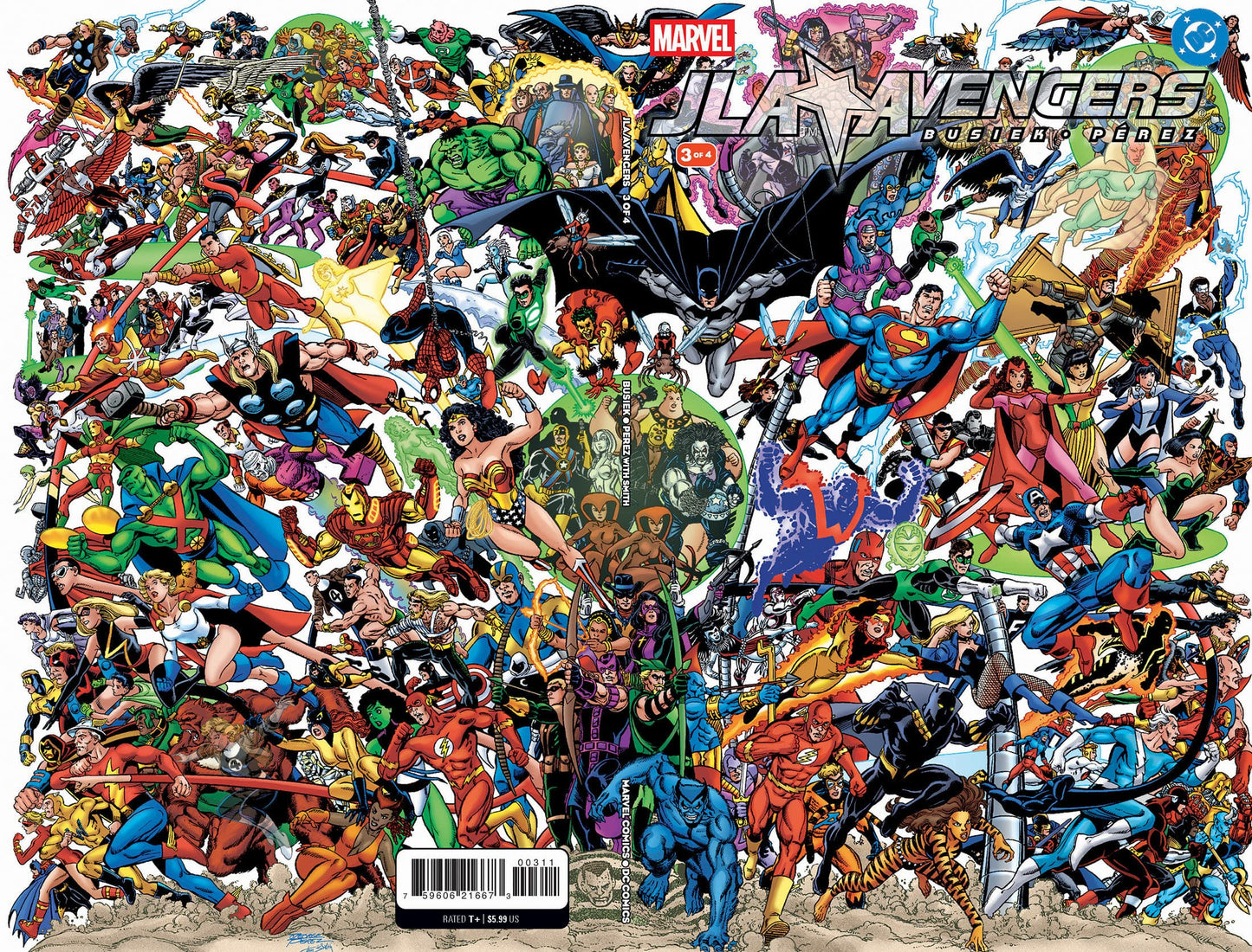 Marvel NEW THIS WEEK JLA/AVENGERS #3 FACSIMILE EDITION WRAPAROUND COVER (VF/NM)