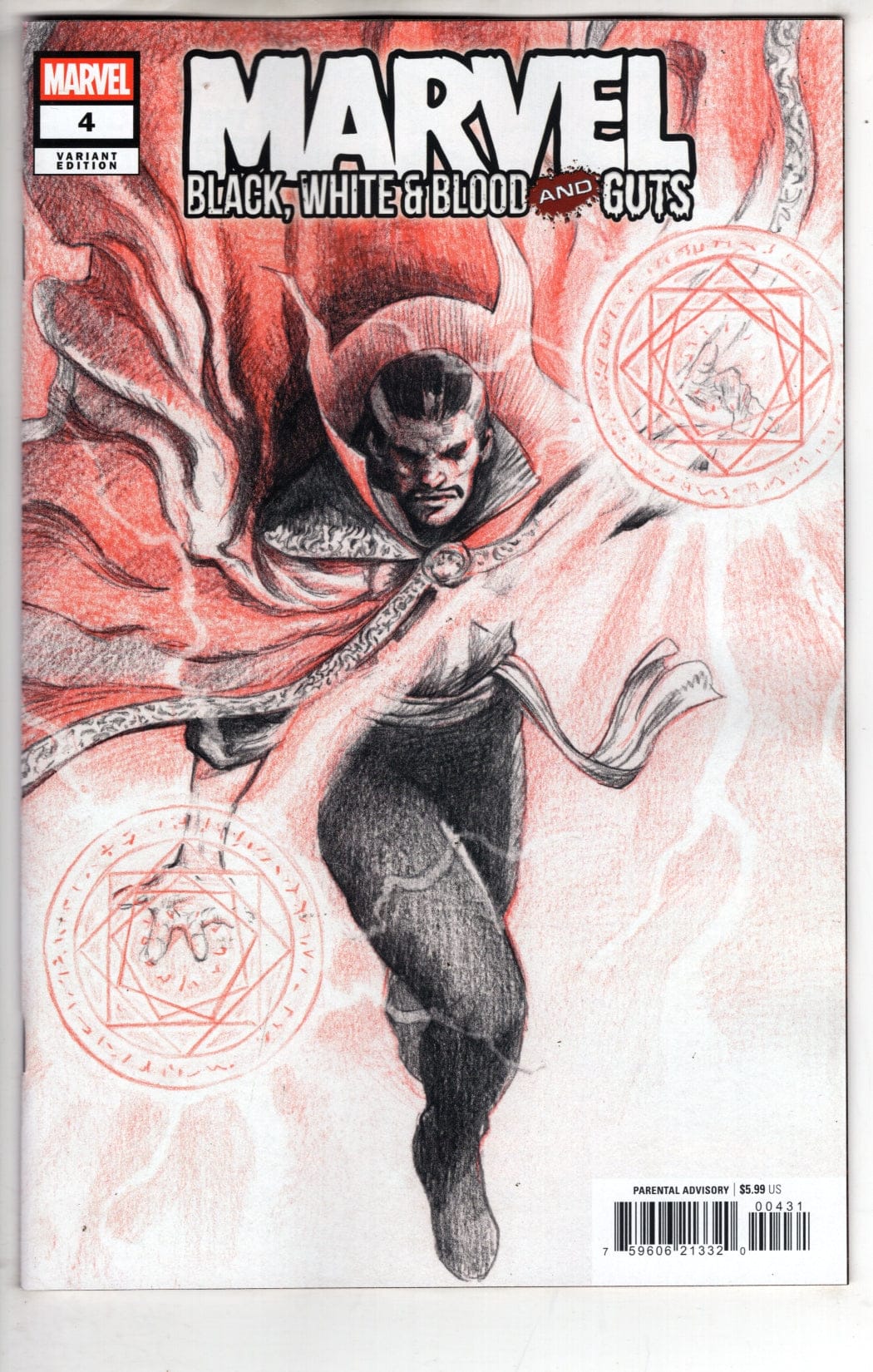 Marvel NEW THIS WEEK MARVEL: BLACK WHITE & BLOOD AND GUTS #4 MISTSUHIRO ARITA VARIANT (VF/NM)