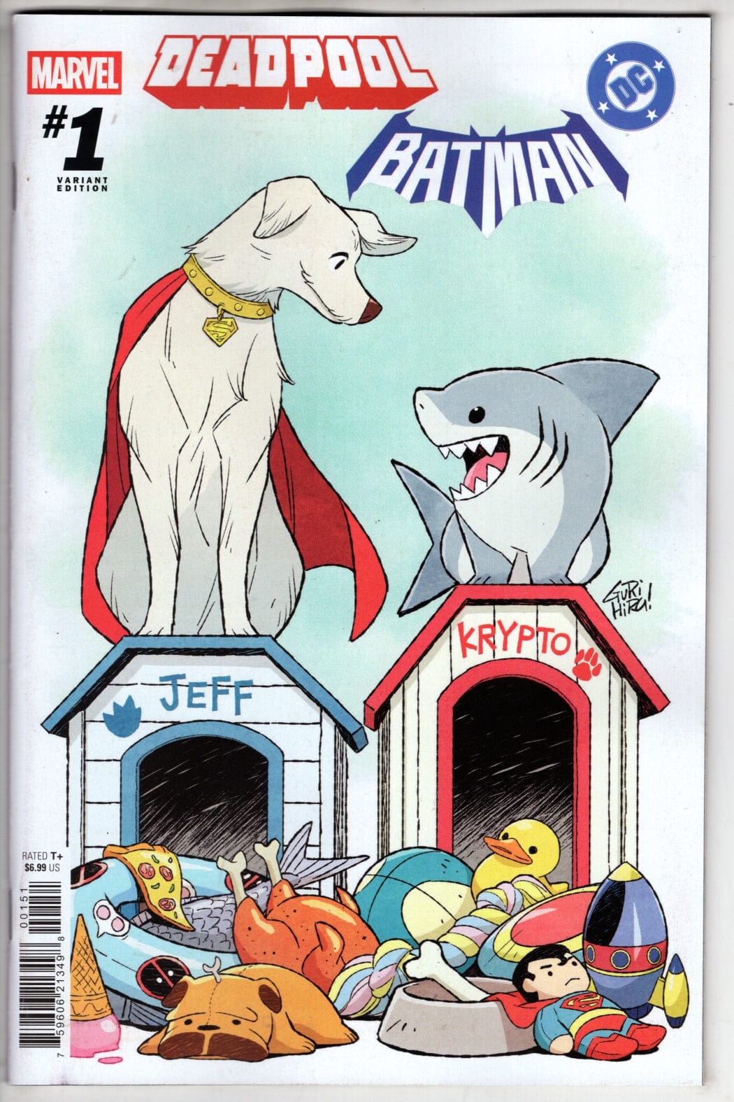 Marvel NEW THIS WEEK MARVEL/DC: DEADPOOL/BATMAN #1 GURIHIRU VARIANT