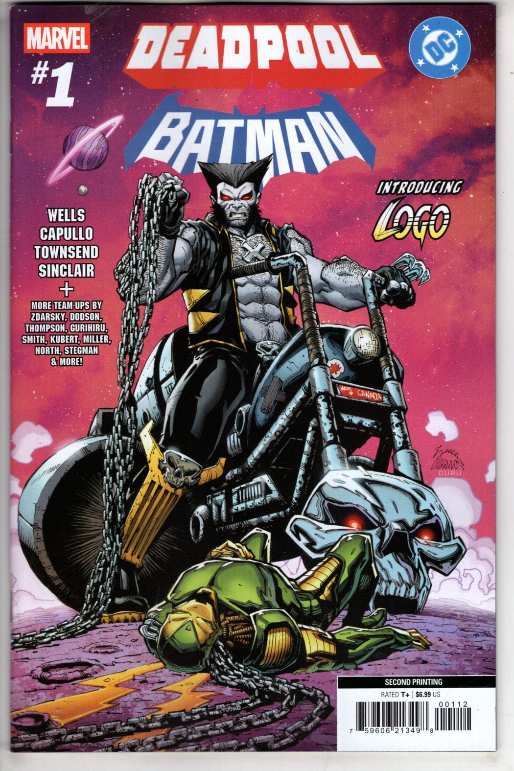 Marvel NEW THIS WEEK MARVEL/DC: DEADPOOL/BATMAN #1 RYAN STEGMAN 2ND PRINTING VARIANT