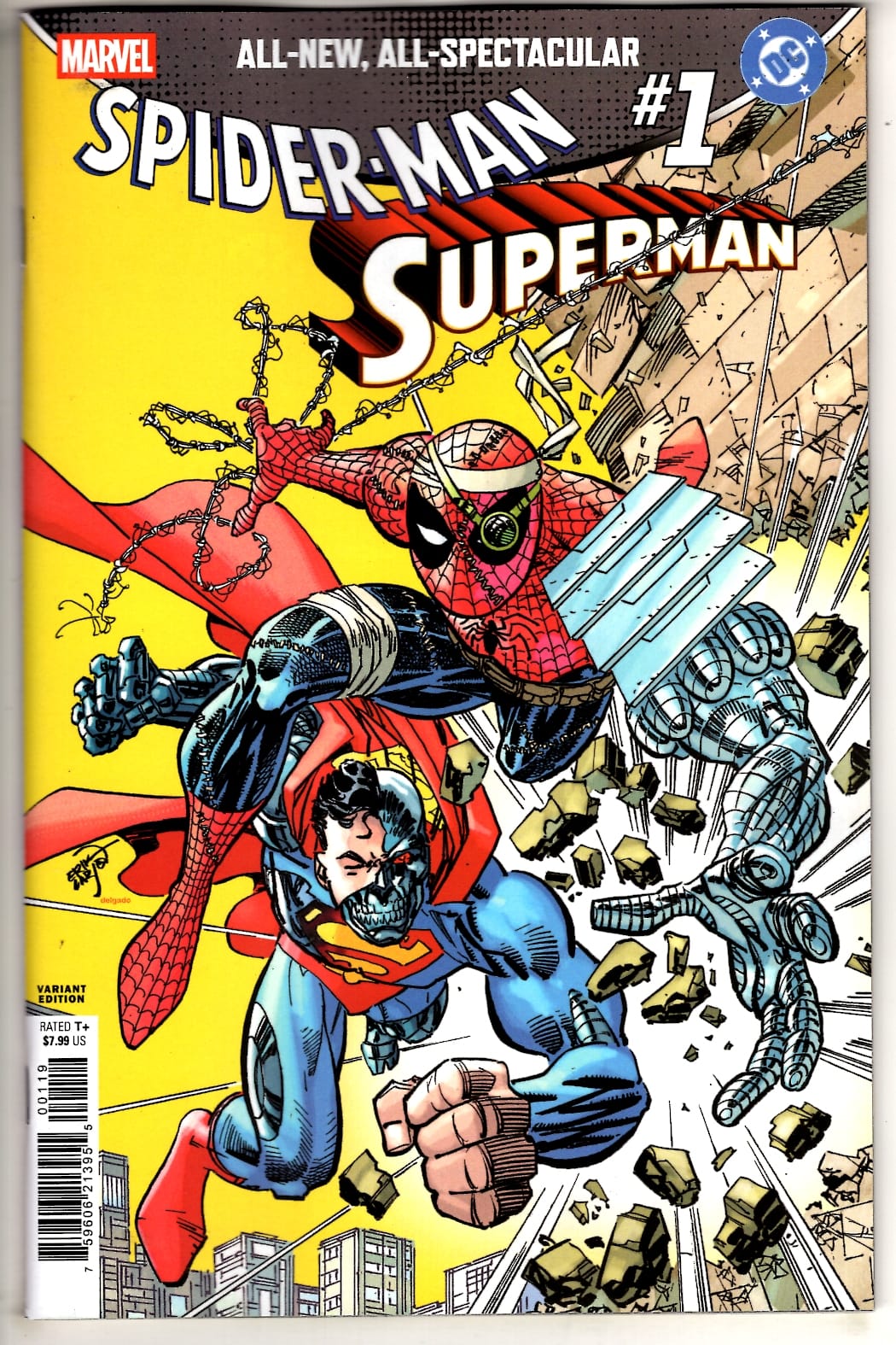 Marvel NEW THIS WEEK MARVEL/DC: SPIDER-MAN/SUPERMAN #1 CVR I ERIK LARSEN VARIANT (VF/NM)