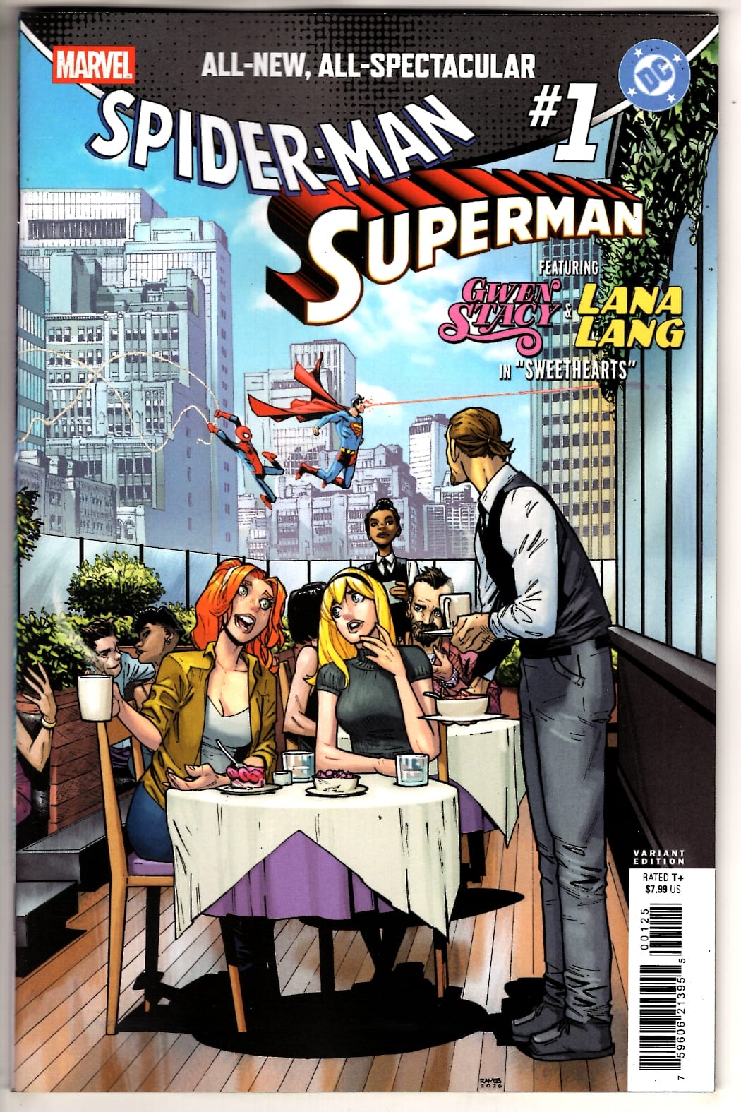 Marvel NEW THIS WEEK MARVEL/DC: SPIDER-MAN/SUPERMAN #1 CVR M HUMBERTO RAMOS VARIANT (VF/NM)