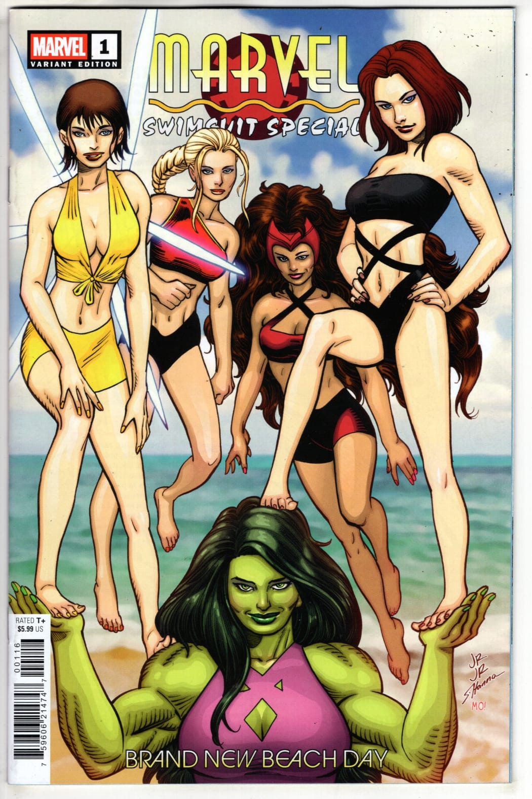 Marvel NEW THIS WEEK MARVEL SWIMSUIT SPECIAL: BRAND NEW BEACH DAY #1 JOHN ROMITA JR. VARIANT (VF/NM)