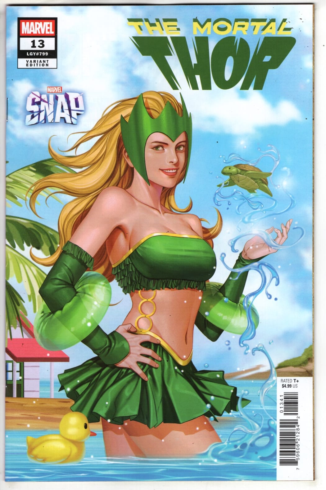 Marvel NEW THIS WEEK MORTAL THOR #13 INHYUK LEE MARVEL SNAP SWIMSUIT VARIANT (VF/NM)