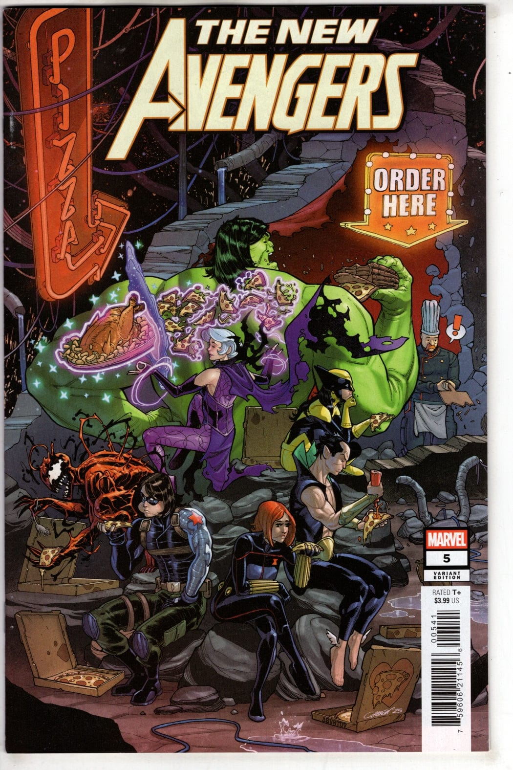 Marvel NEW THIS WEEK NEW AVENGERS #5 JAVIER GARRON VARIANT