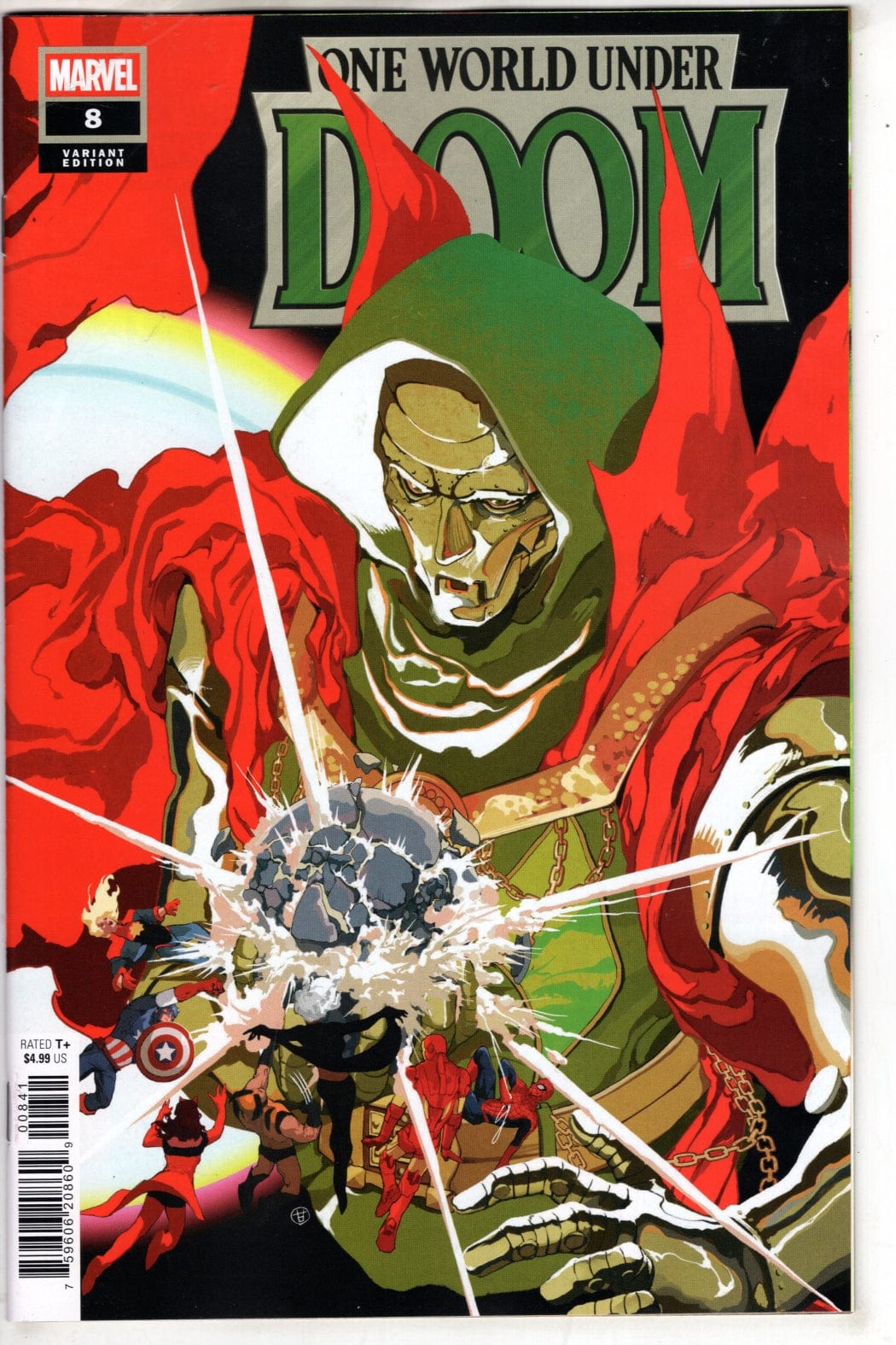Marvel NEW THIS WEEK ONE WORLD UNDER DOOM #8 MINGYI GAN VARIANT