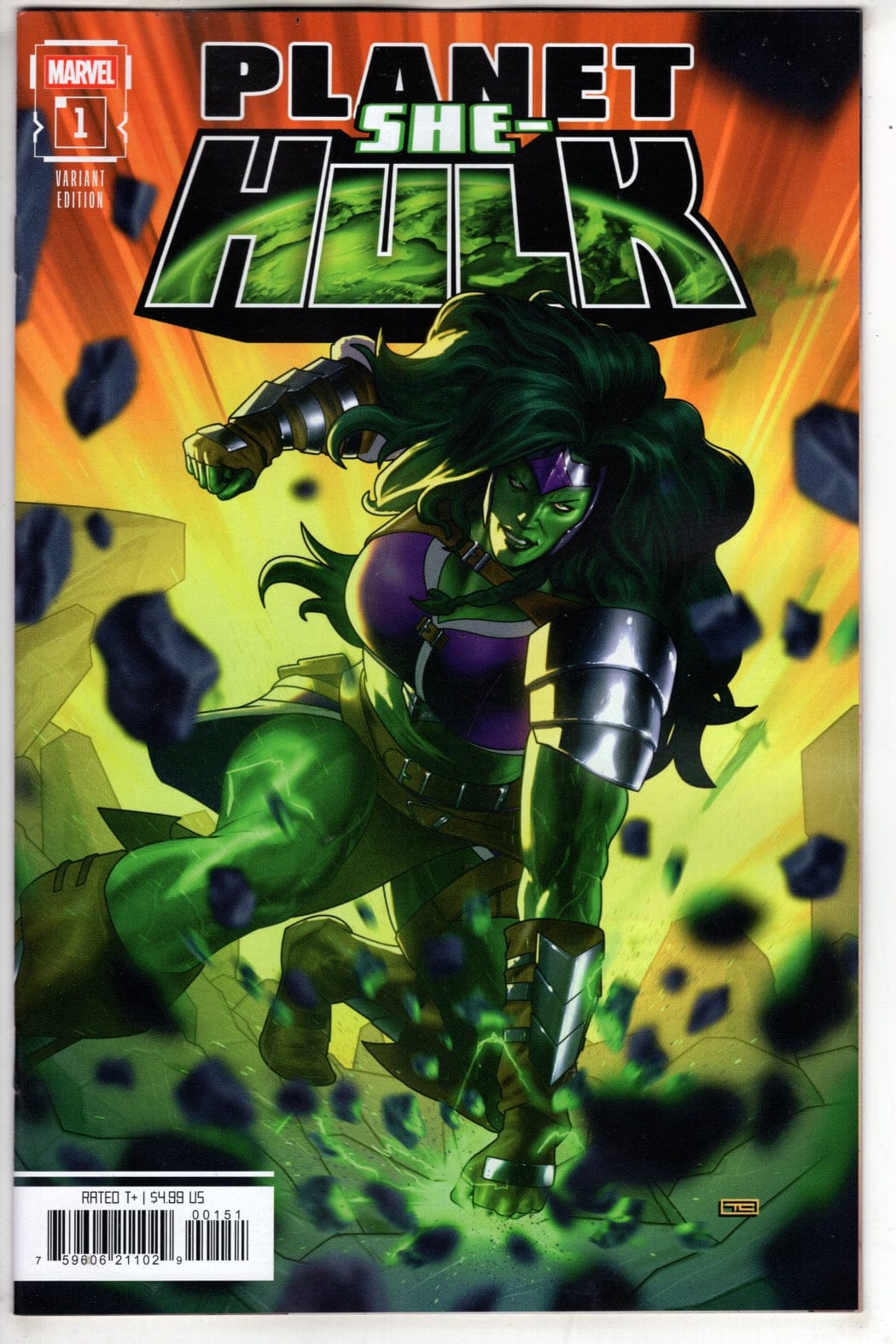 Marvel NEW THIS WEEK PLANET SHE-HULK #1 TAURIN CLARKE VARIANT