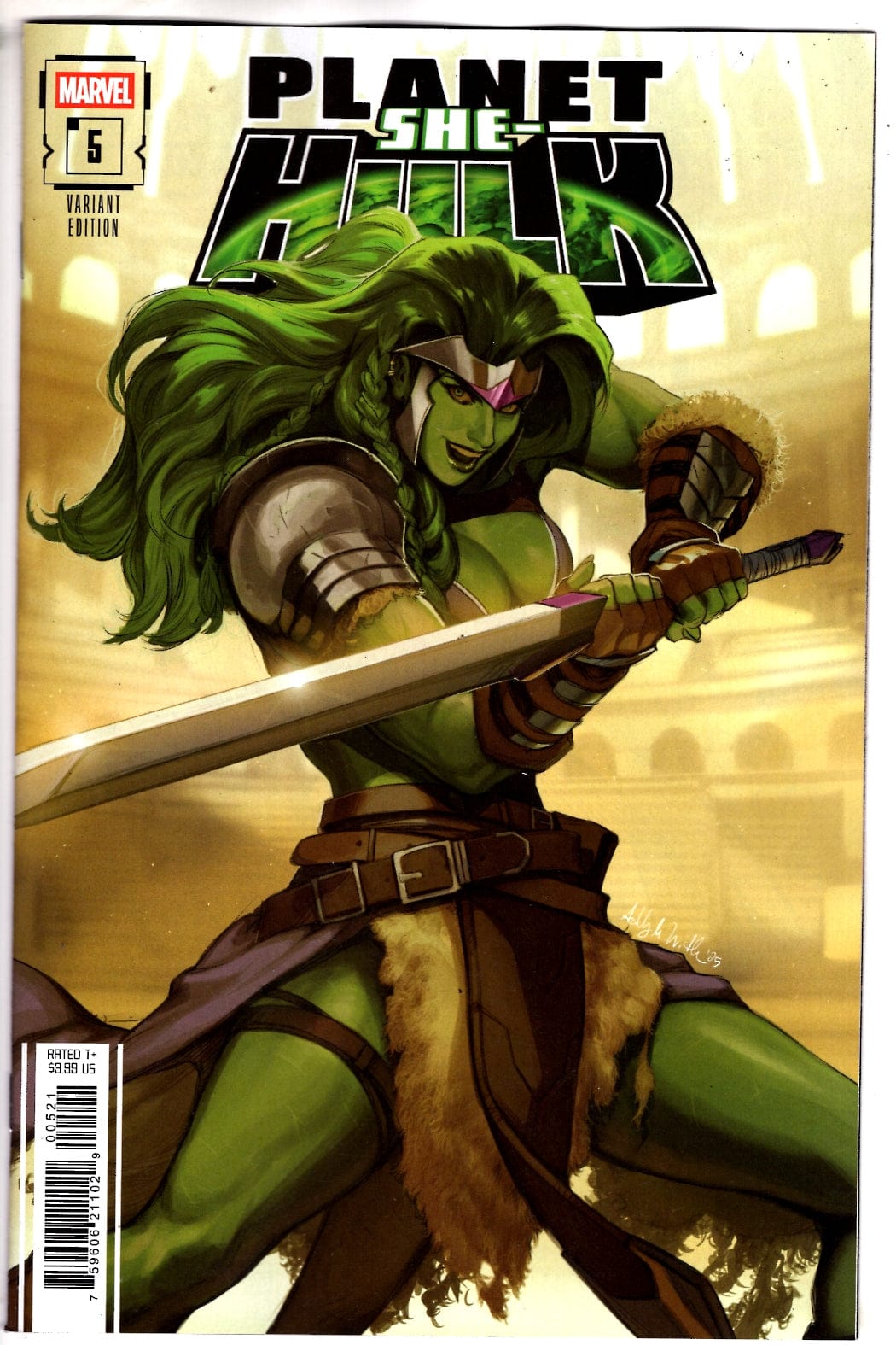 Marvel NEW THIS WEEK PLANET SHE-HULK #5 ASHLEY WITTER SHE-HULK VARIANT (VF/NM)