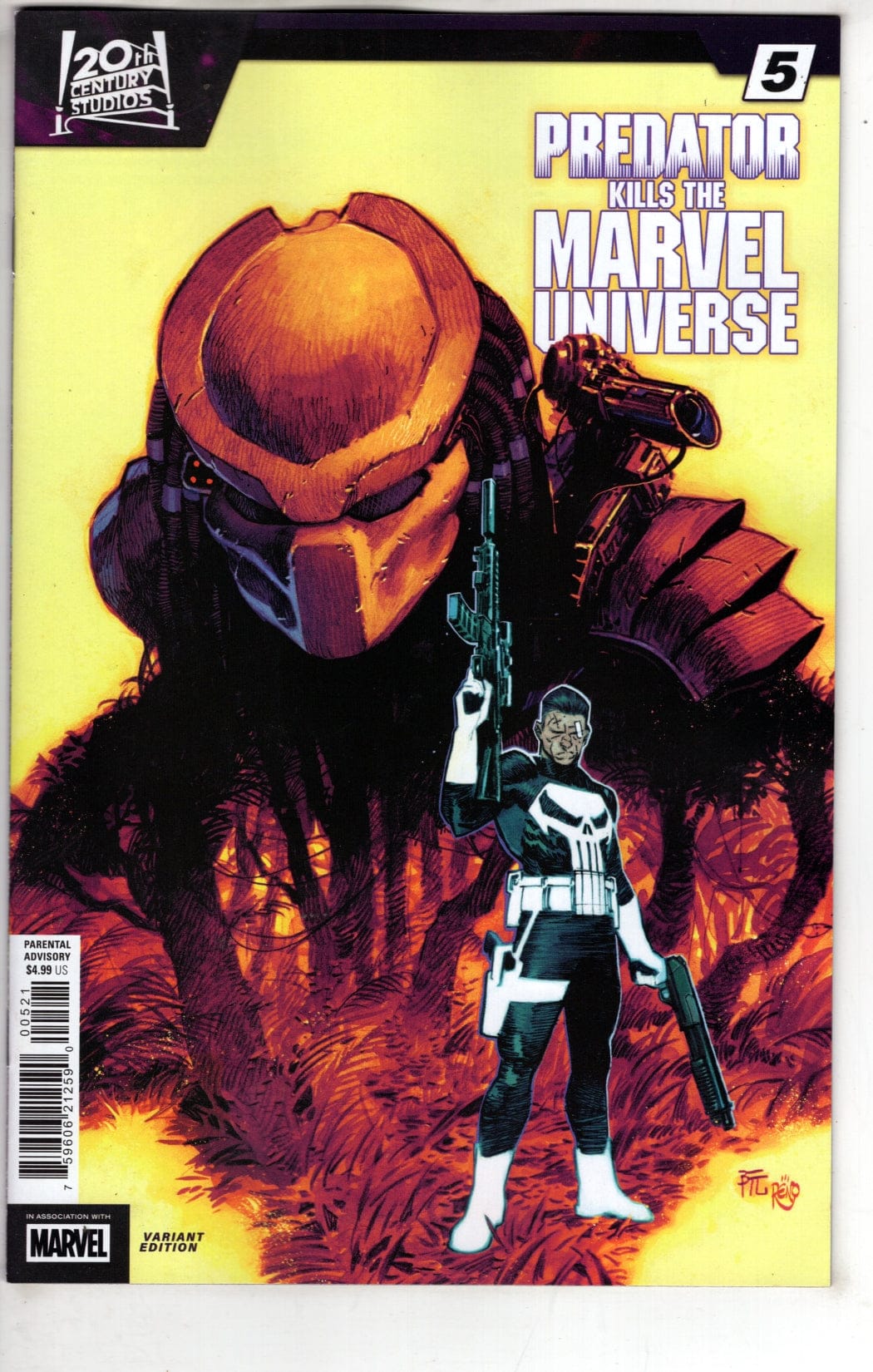 Marvel NEW THIS WEEK PREDATOR KILLS THE MARVEL UNIVERSE #5 DIKE RUAN HUNTING THE HUNTERS VARIANT (VF/NM)