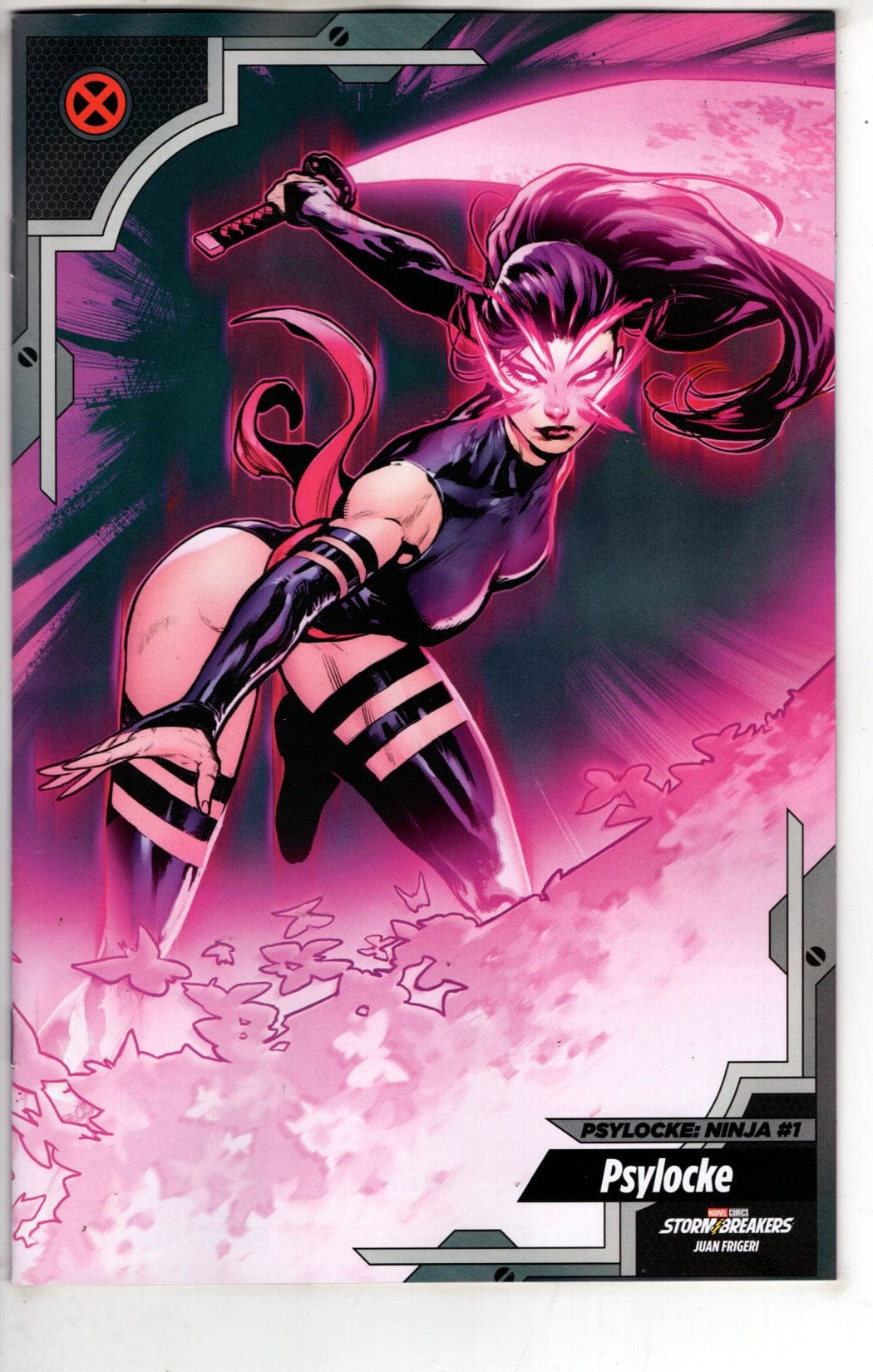 Marvel NEW THIS WEEK PSYLOCKE: NINJA #1 JUAN FRIGERI X-MEN TRADING CARD VARIANT (VF/NM)