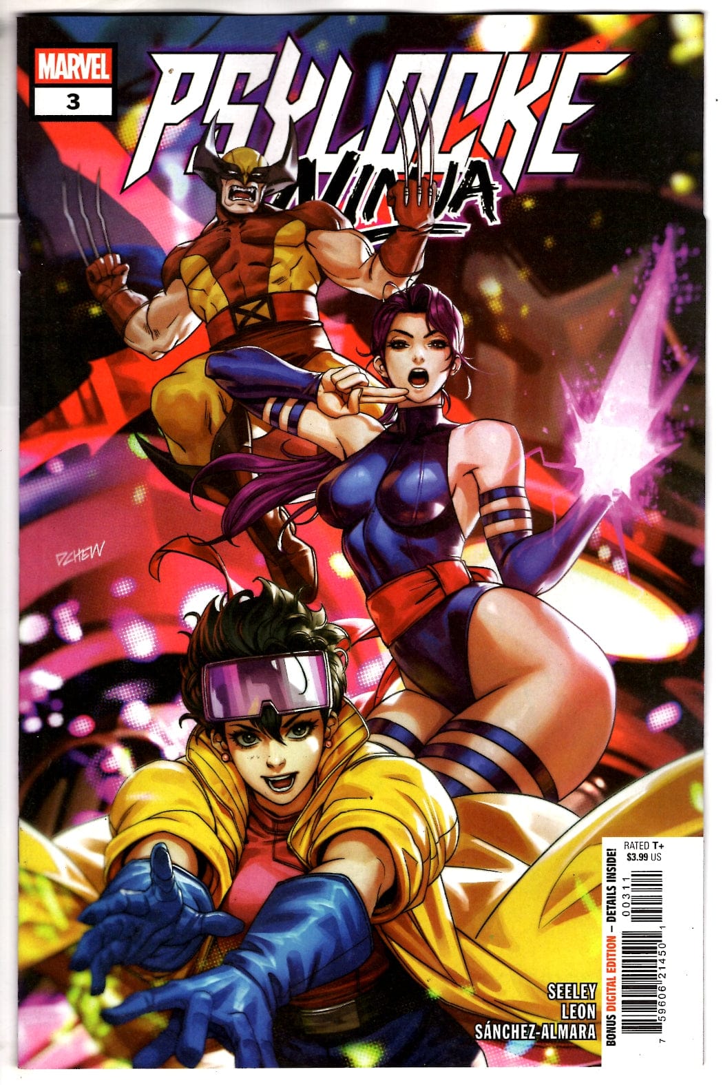 Marvel NEW THIS WEEK PSYLOCKE: NINJA #3 (VF/NM)