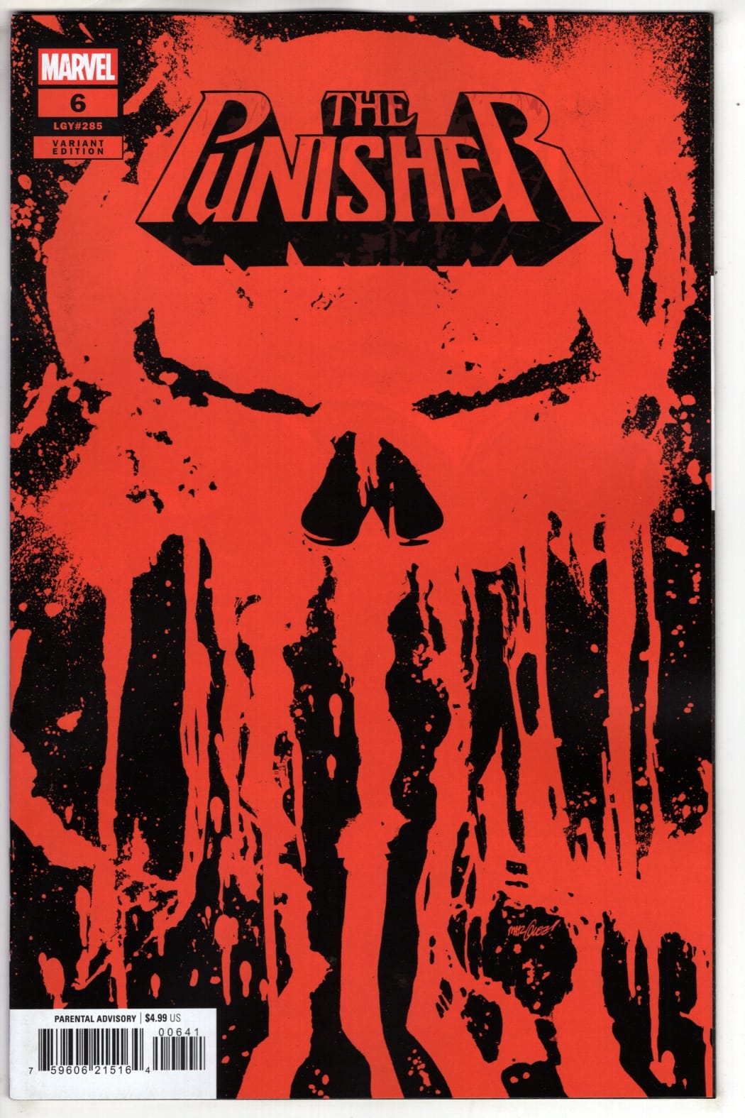 Marvel NEW THIS WEEK PUNISHER #6 SKULL VARIANT (VF/NM)