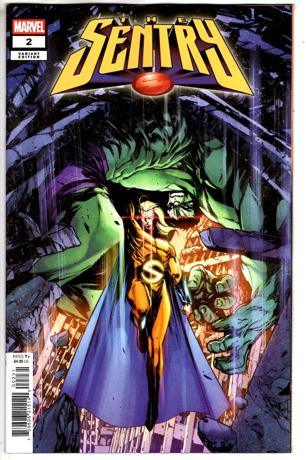 Marvel NEW THIS WEEK SENTRY #2 ALESSANDRO CAPPUCCIO VARIANT (VF/NM)