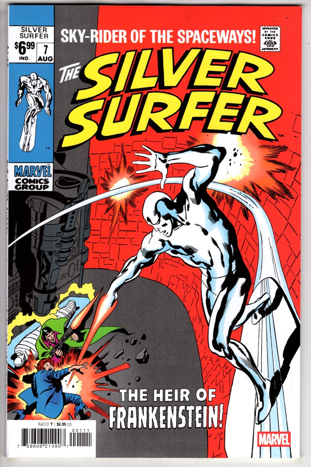 Marvel NEW THIS WEEK SILVER SURFER #7 FACSIMILE EDITION (VF/NM)