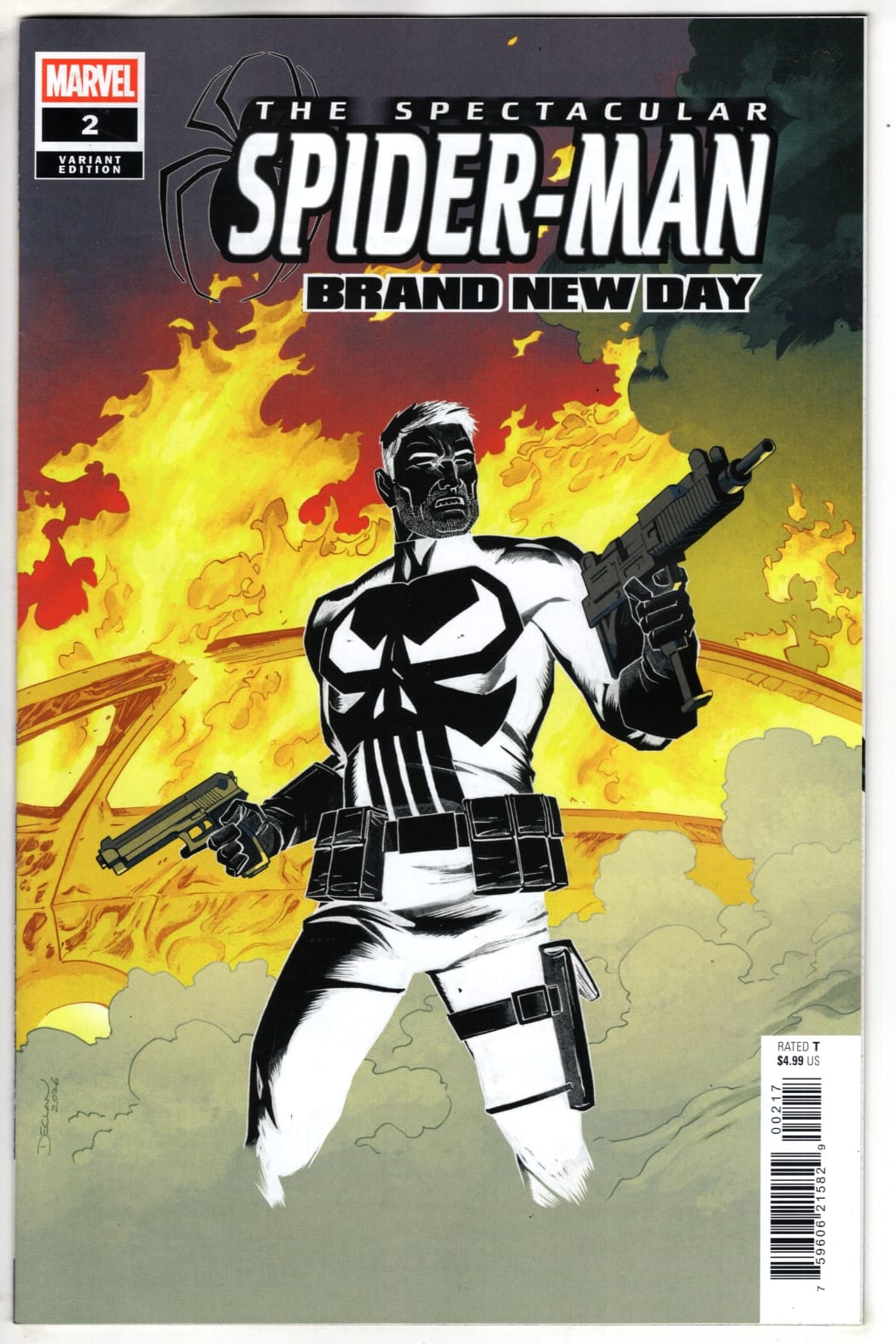 Marvel NEW THIS WEEK SPECTACULAR SPIDER-MAN: BRAND NEW DAY #2 DECLAN SHALVEY VARIANT (VF/NM)