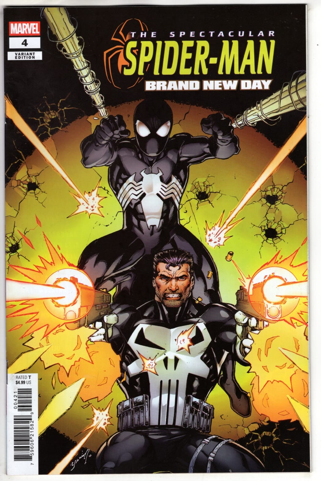 MARVEL NEW THIS WEEK SPECTACULAR SPIDER-MAN: BRAND NEW DAY #4 MARK BAGLEY VARIANT (VF/NM)
