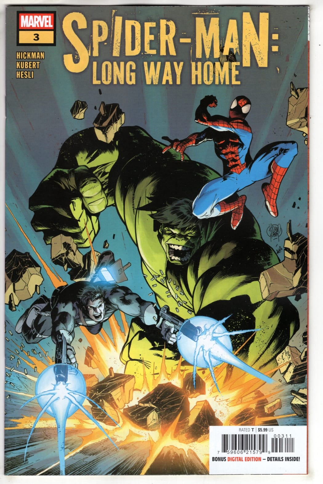 Marvel NEW THIS WEEK SPIDER-MAN: LONG WAY HOME #3 (VF/NM)