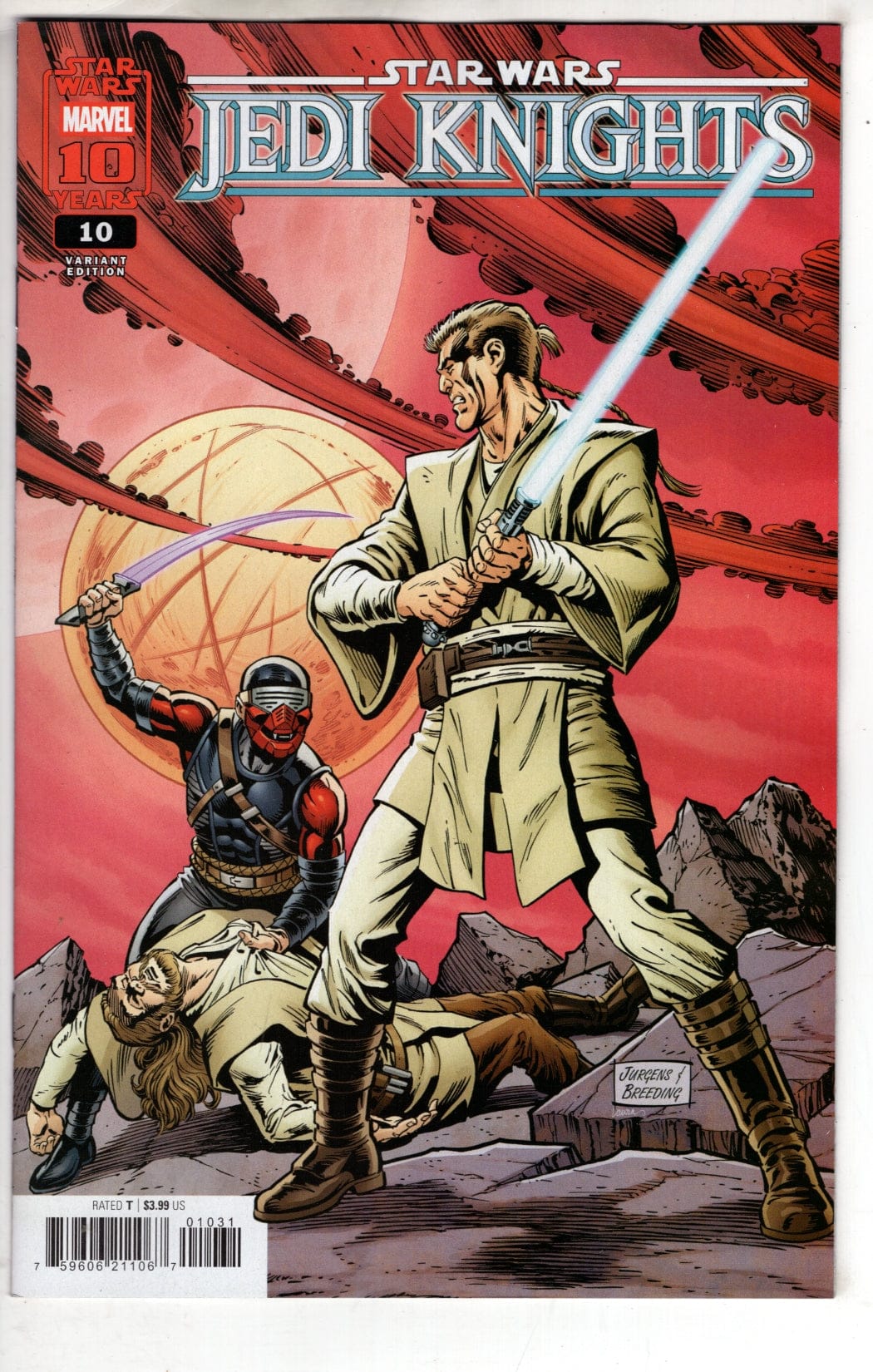 Marvel NEW THIS WEEK STAR WARS: JEDI KNIGHTS #10 DAN JURGENS CLASSIC HOMAGE VARIANT