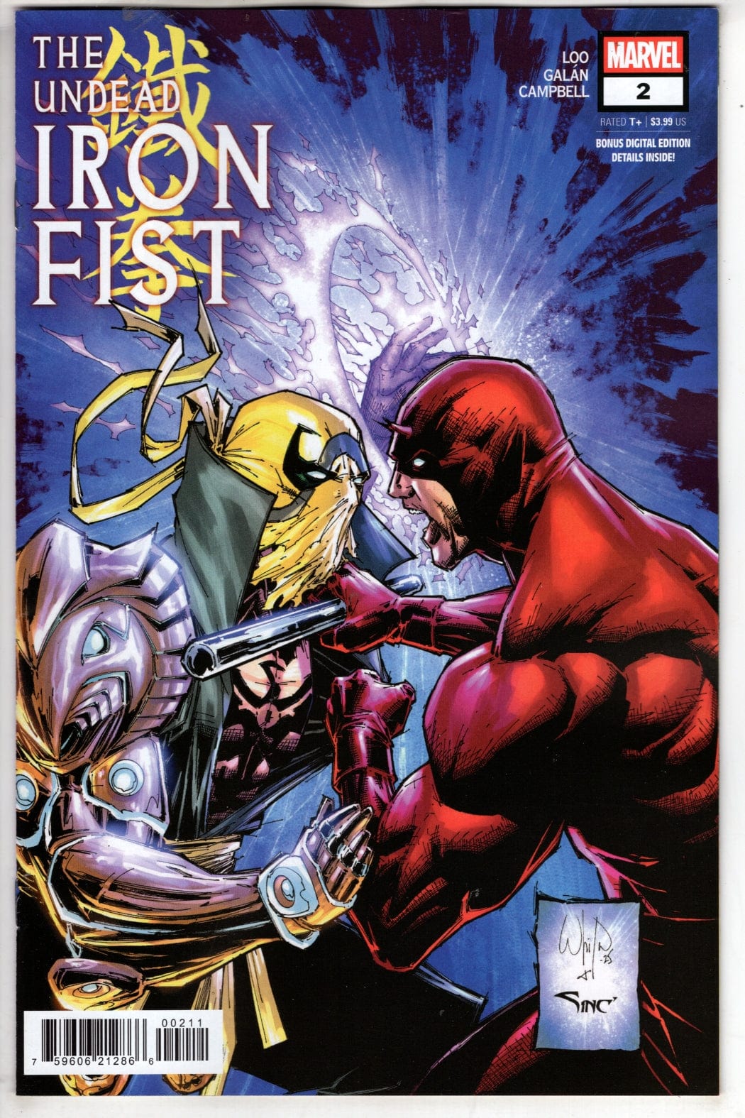 Marvel NEW THIS WEEK THE UNDEAD IRON FIST #2