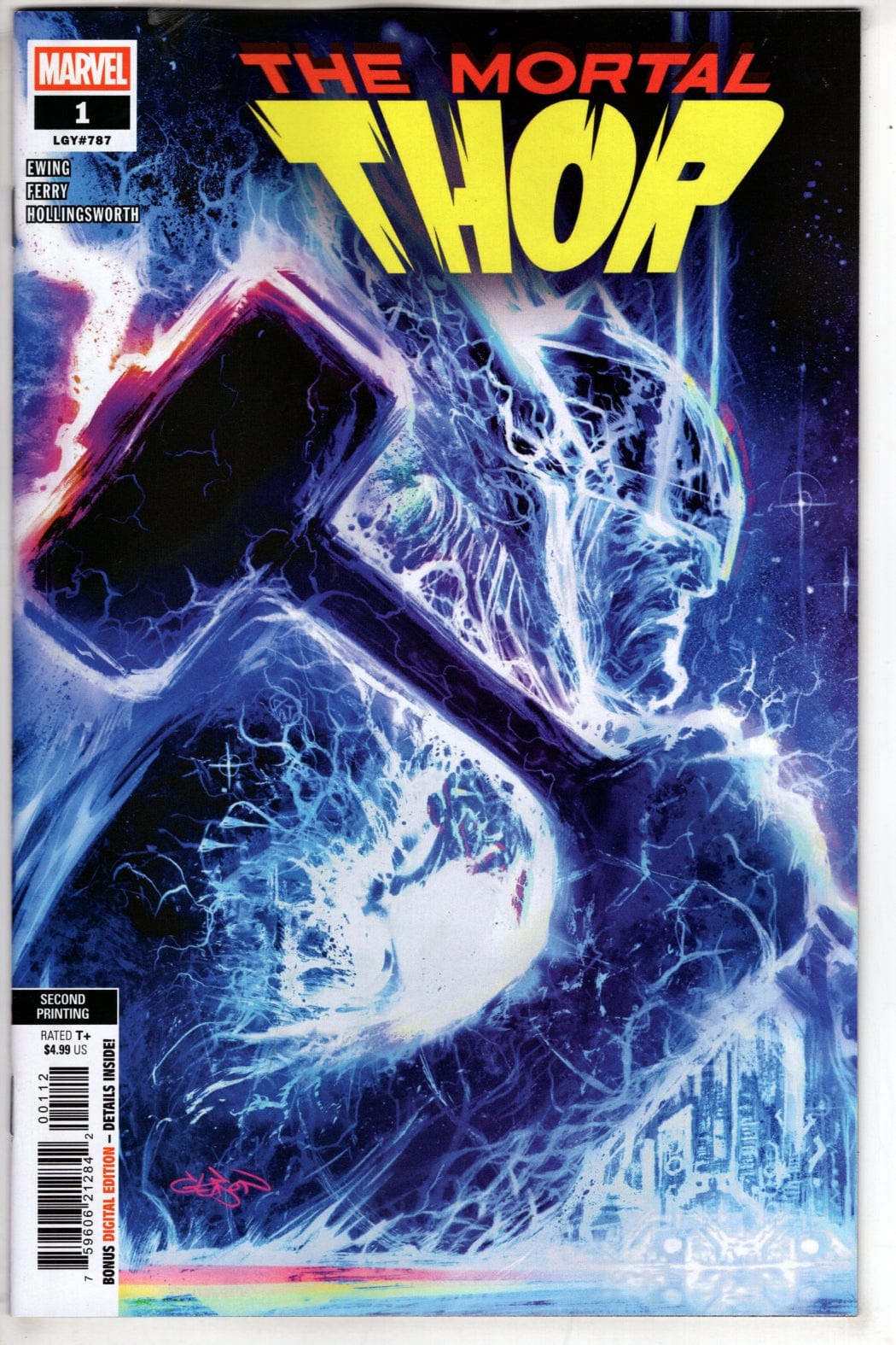 Marvel NEW THIS WEEK THOR #1 PATRICK GLEASON 2ND PRINTING VARIANT