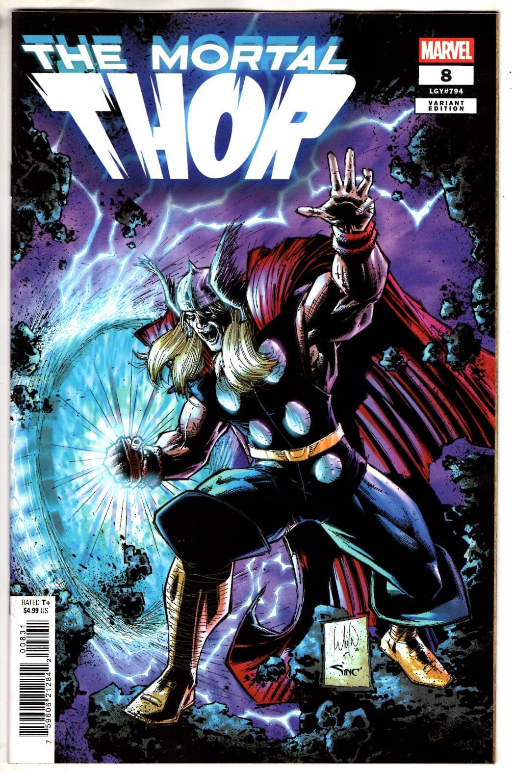 Marvel NEW THIS WEEK THOR #8 WHILCE PORTACIO VARIANT (VF/NM)