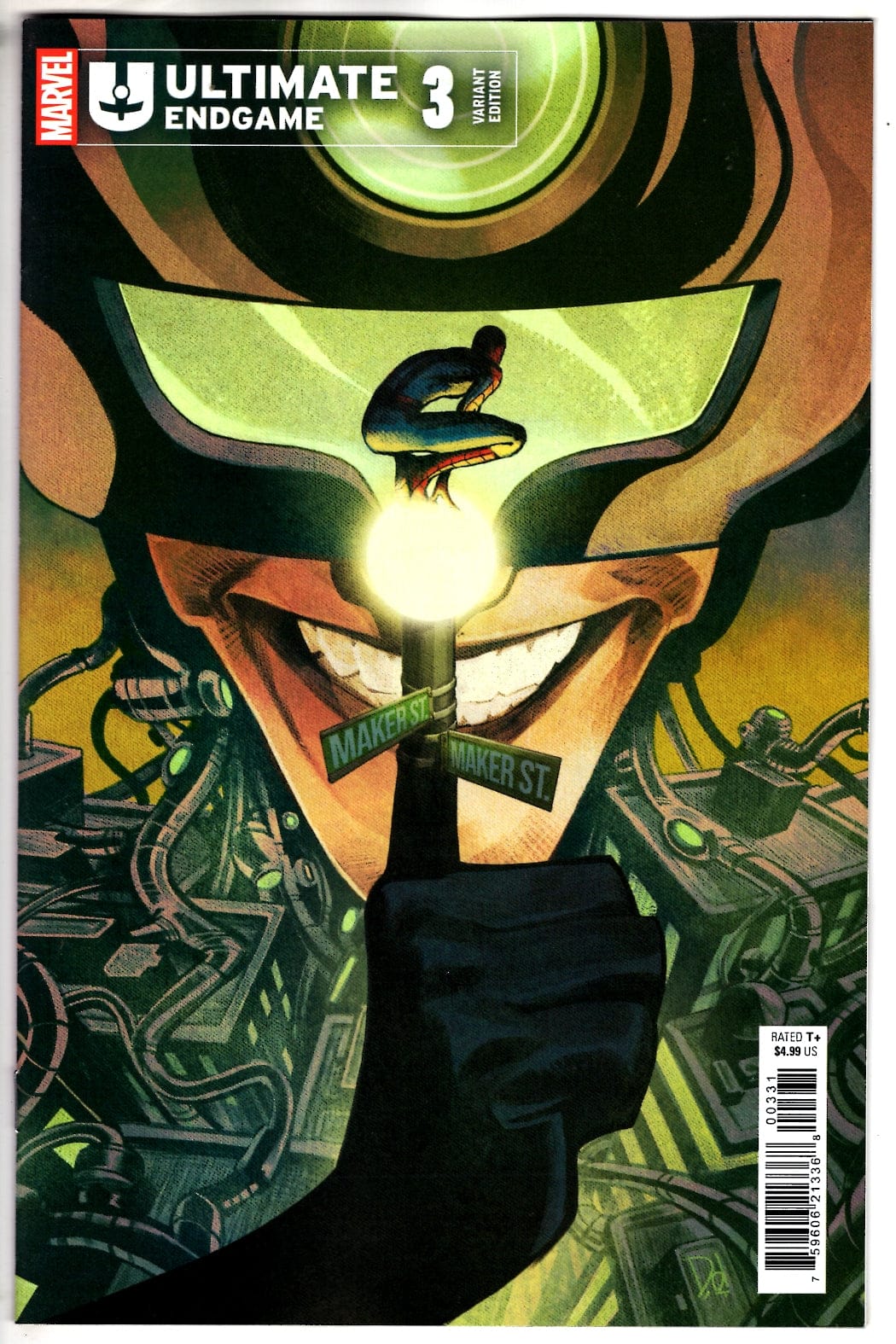Marvel NEW THIS WEEK ULTIMATE ENDGAME #3 MIKE DEL MUNDO VARIANT (VF/NM)