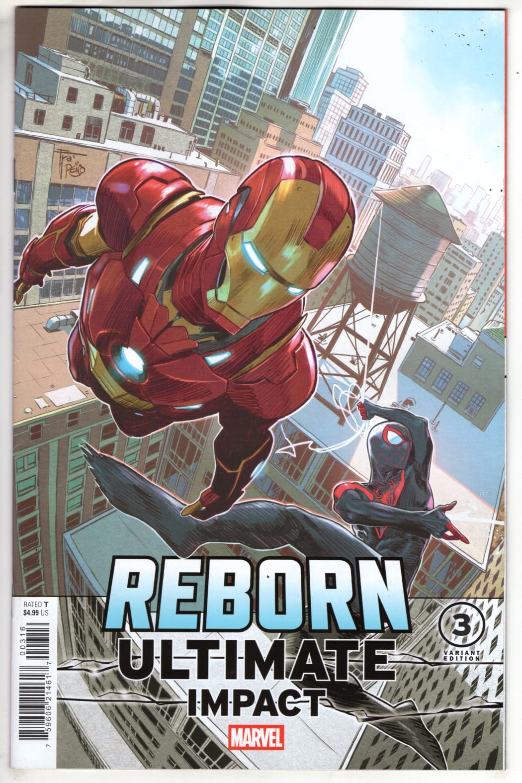 Marvel NEW THIS WEEK ULTIMATE IMPACT: REBORN #3 FRANCESCO MOBILI VARIANT (VF/NM)