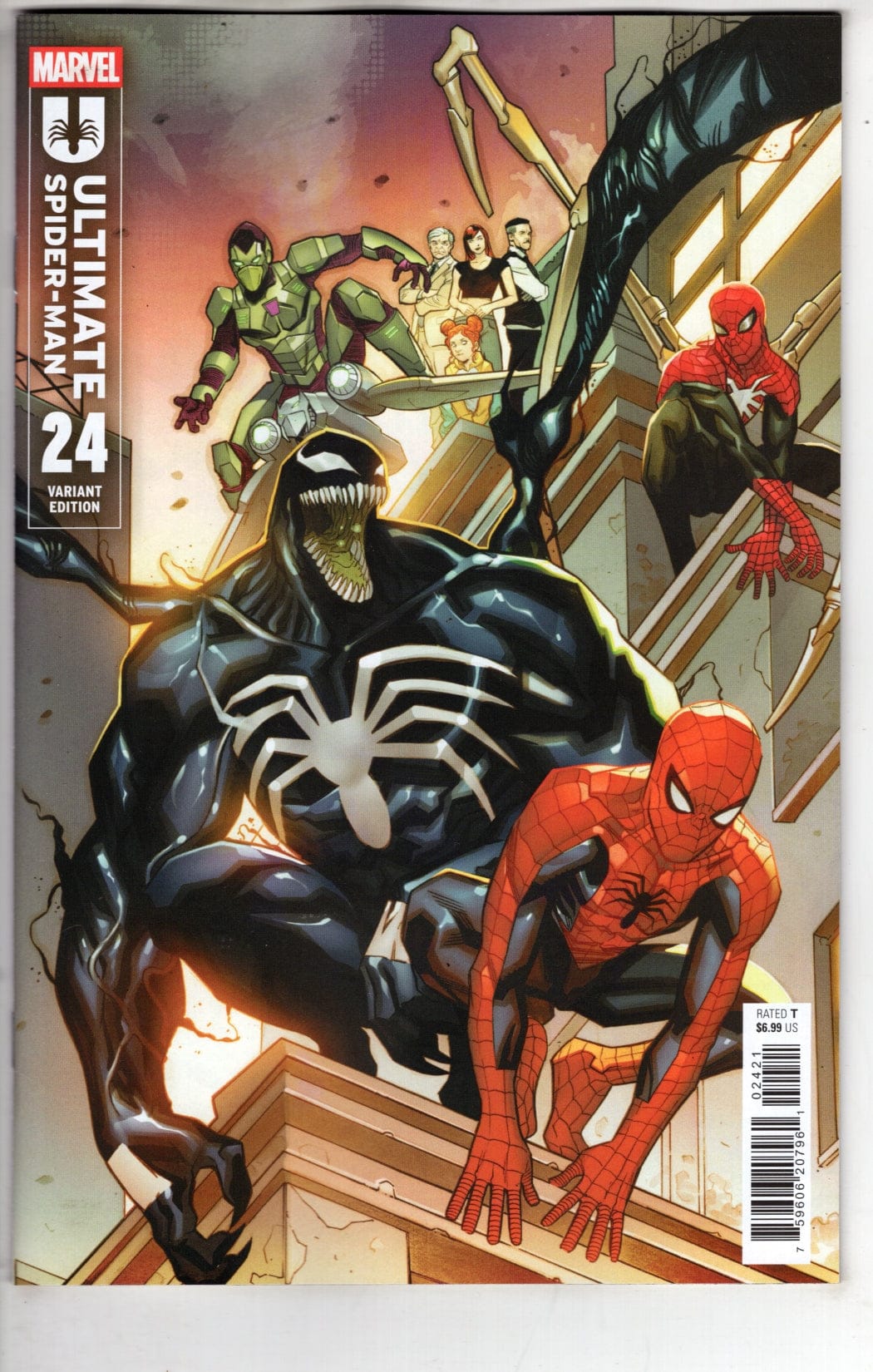 Marvel NEW THIS WEEK ULTIMATE SPIDER-MAN #24 DAVID MESSINA HEROES VARIANT (VF/NM)