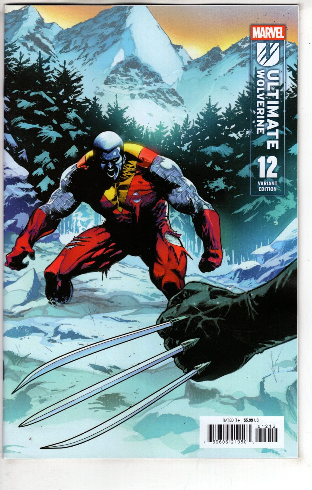 Marvel NEW THIS WEEK ULTIMATE WOLVERINE #12 MATTEO DELLA FONTE VARIANT