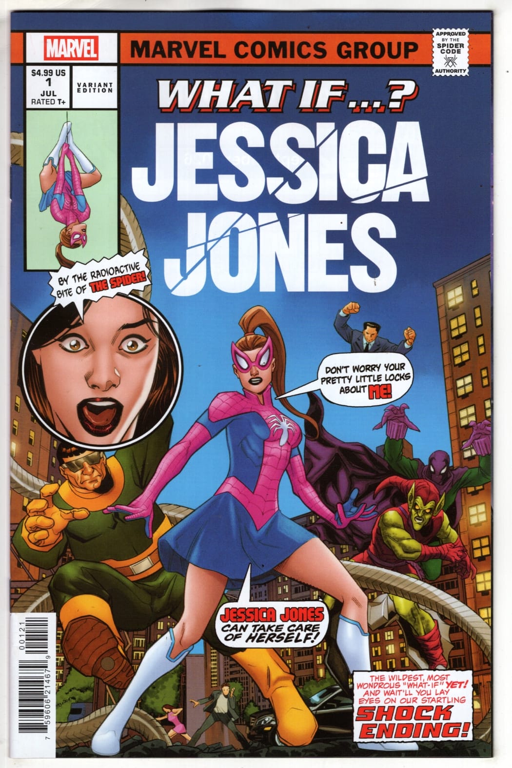 Marvel NEW THIS WEEK WHAT IF...? JESSICA JONES #1 DAVID MESSINA HOMAGE VARIANT (VF/NM)