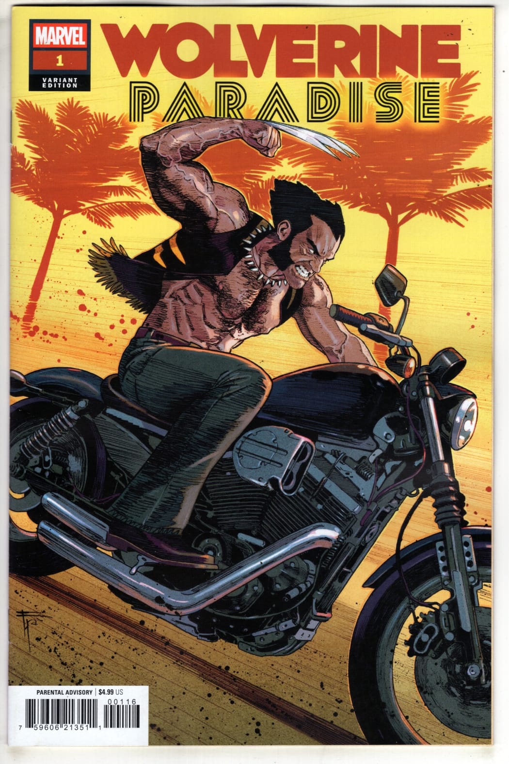 Marvel NEW THIS WEEK WOLVERINE: PARADISE #1 FRANCESCO MOBILI VARIANT (VF/NM)