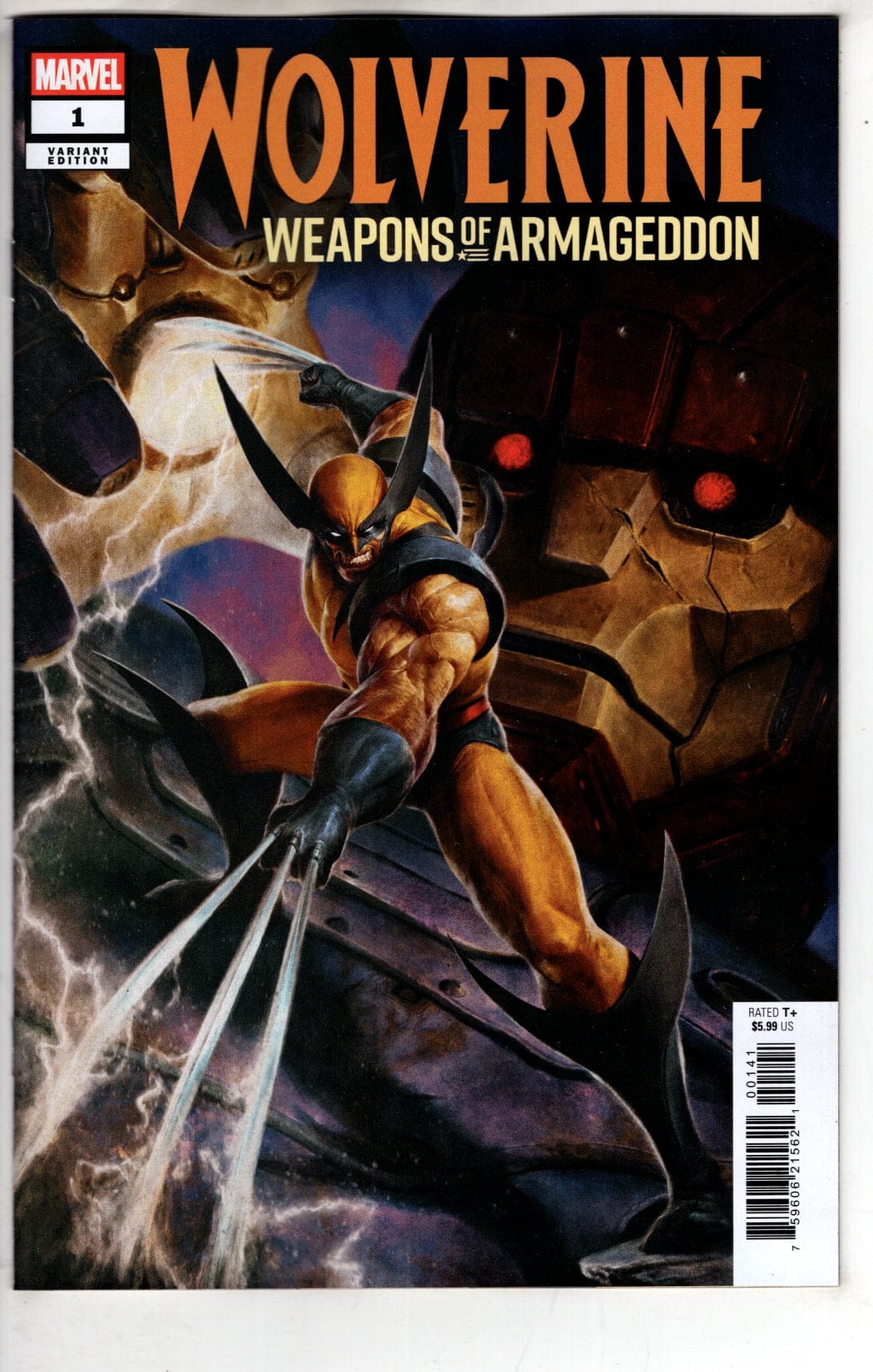 Marvel NEW THIS WEEK WOLVERINE: WEAPONS OF ARMAGEDDON #1 DAVE RAPOZA VARIANT (VF/NM)