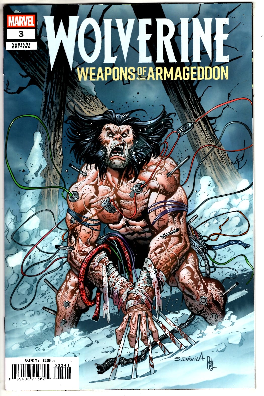 Marvel NEW THIS WEEK WOLVERINE: WEAPONS OF ARMAGEDDON #3 SERGIO DAVILA VARIANT (VF/NM)
