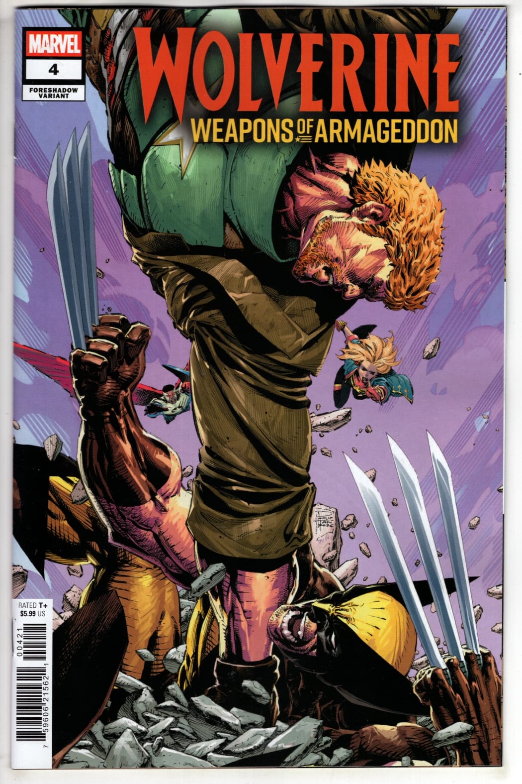 Marvel NEW THIS WEEK WOLVERINE: WEAPONS OF ARMAGEDDON #4 TBD ARTIST FORESHADOW VARIANT (VF/NM)