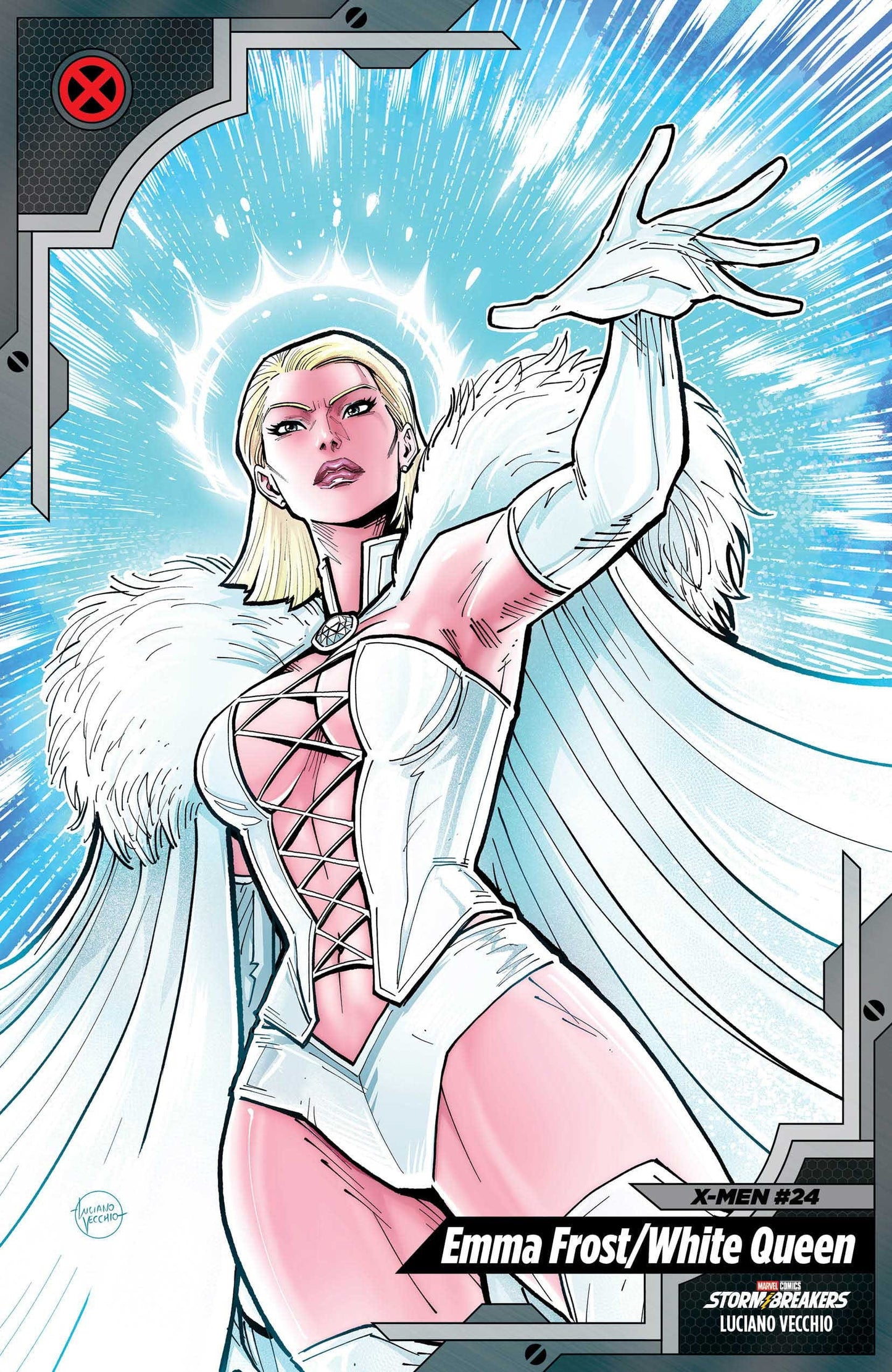 Marvel NEW THIS WEEK X-MEN #24 LUCIANO VECCHIO X-MEN TRADING CARD VARIANT (VF/NM)