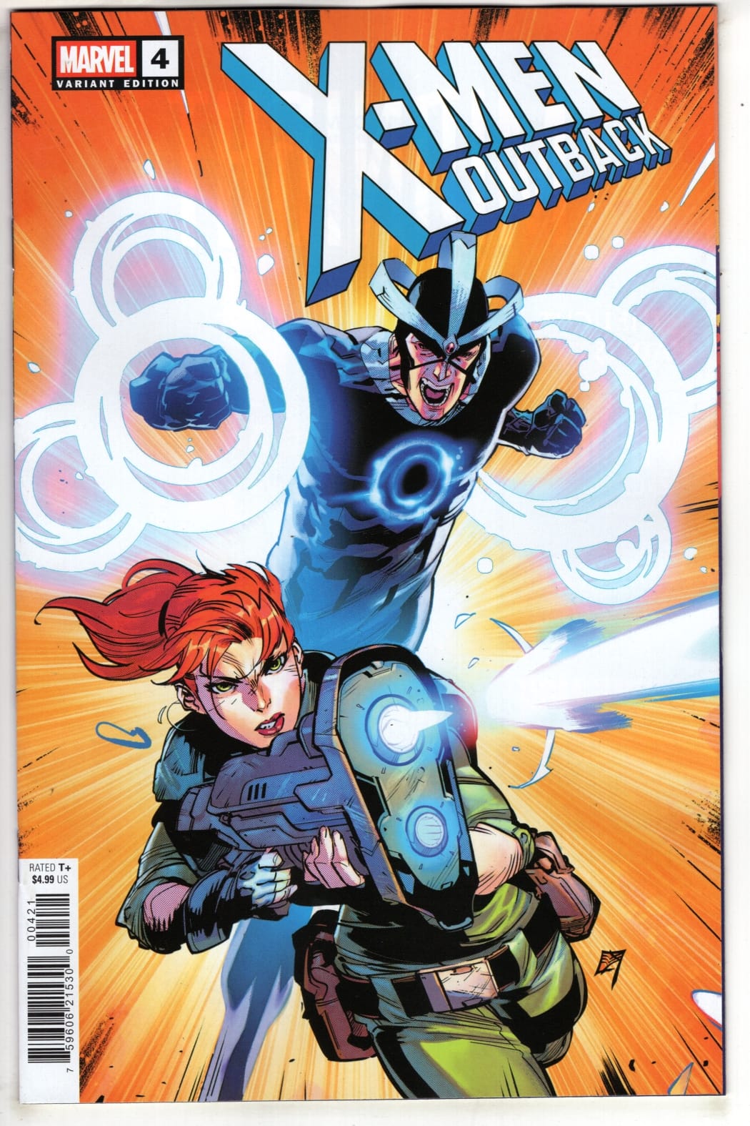 Marvel NEW THIS WEEK X-MEN: OUTBACK #4 C.F. VILLA VARIANT (VF/NM)