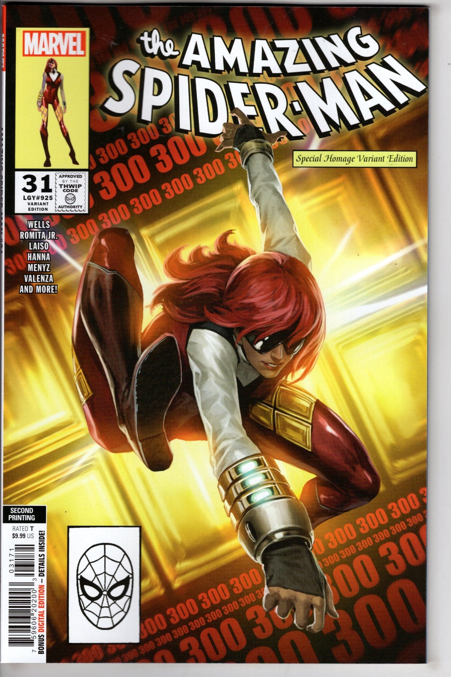 MARVEL PRH COMIC BOOK AMAZING SPIDER-MAN #31 2ND PTG SKAN VAR