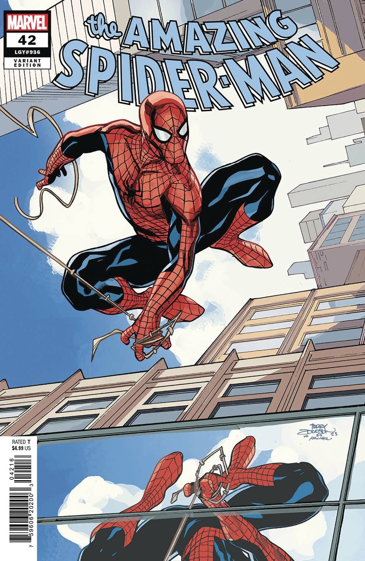 MARVEL PRH COMIC BOOK AMAZING SPIDER-MAN #42 25 COPY INCV TERRY DODSON VAR
