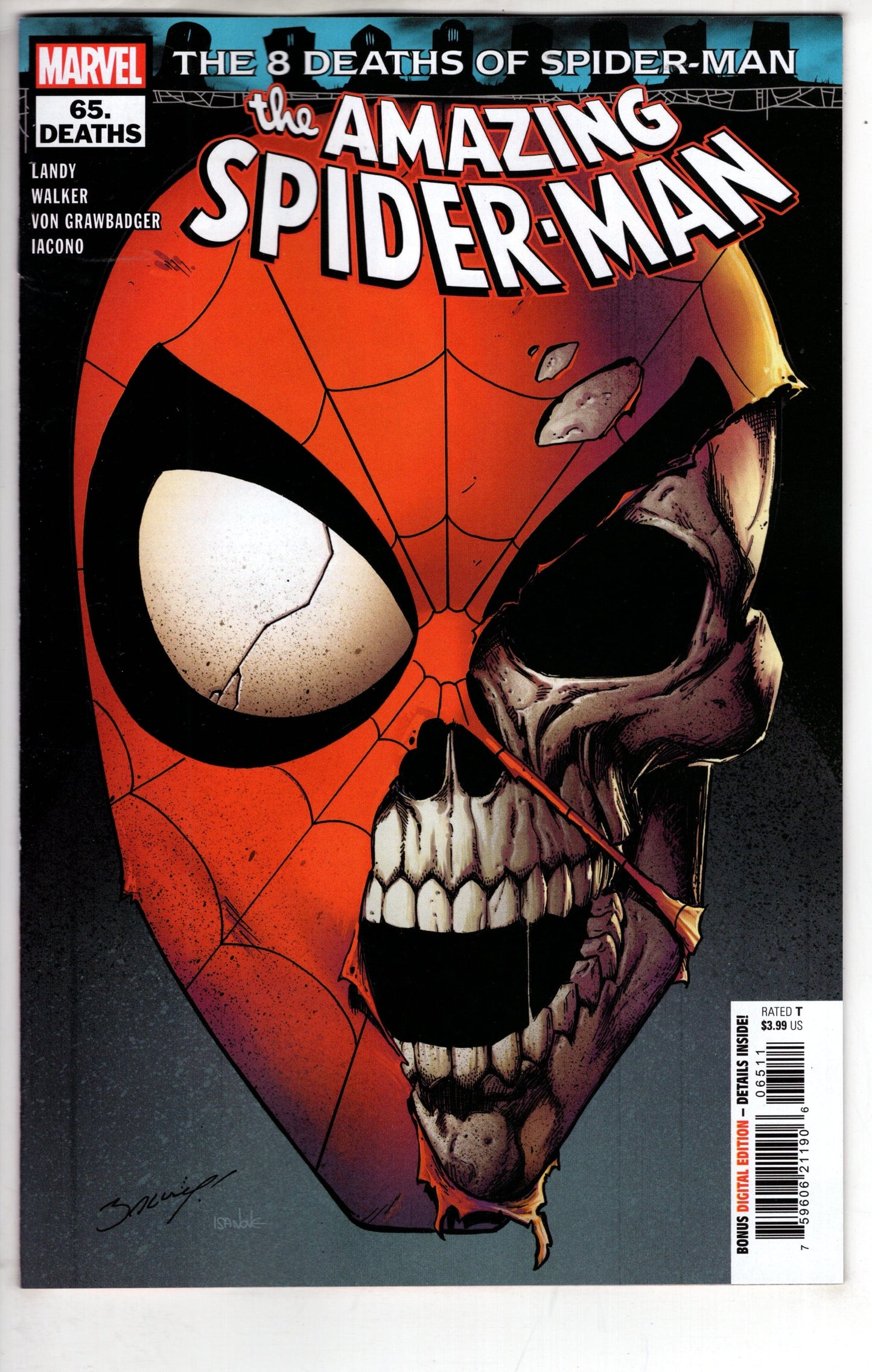 MARVEL PRH COMIC BOOK Amazing Spider-Man #65.Deaths