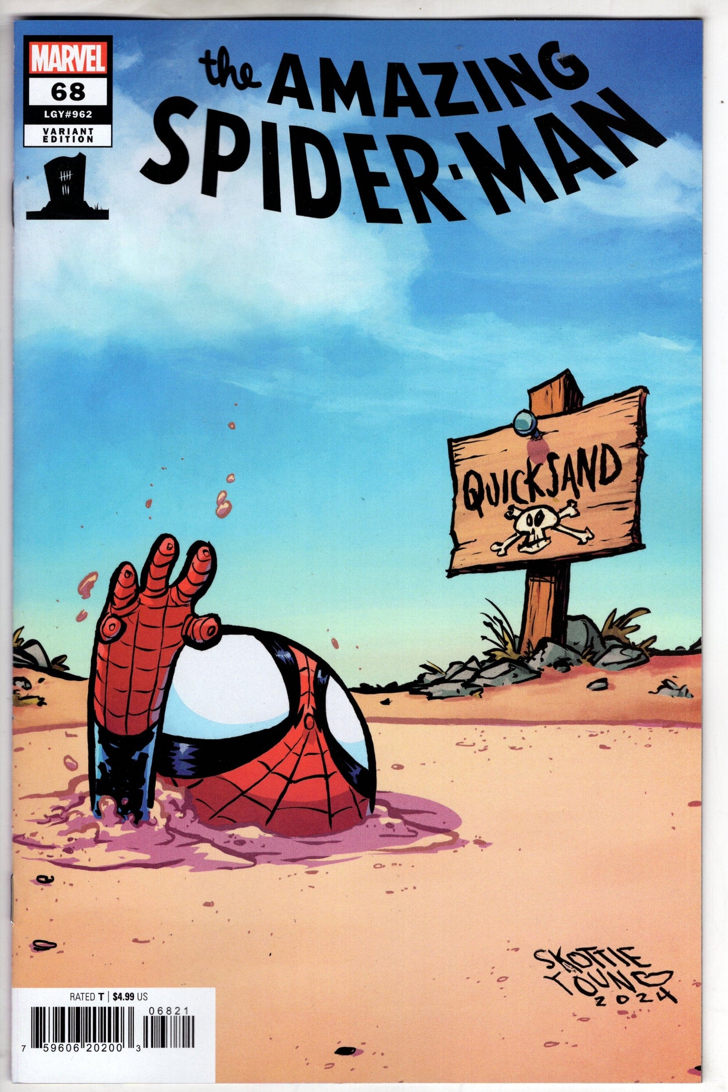 MARVEL PRH COMIC BOOK AMAZING SPIDER-MAN #68 SKOTTIE YOUNG 8 DEATHS SPIDER-MAN VAR